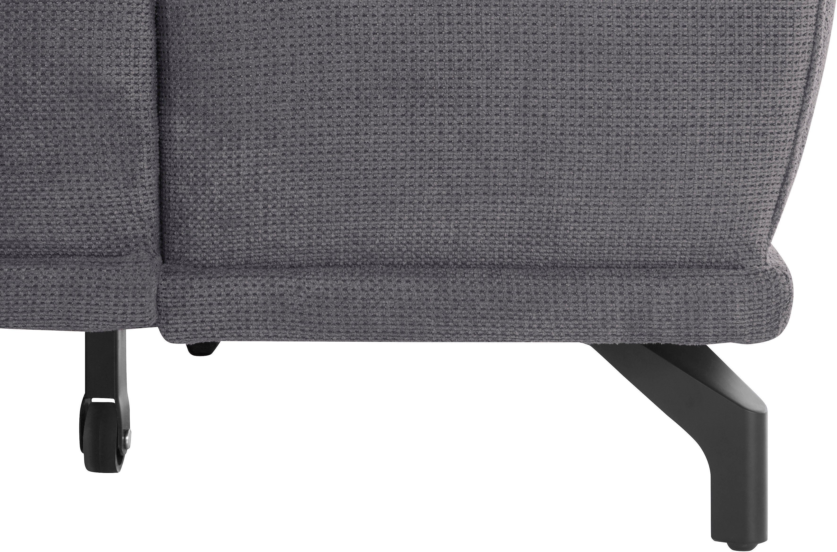 Places of Style Hoekbank Costello L-Form, B: 301 cm mit Sitztiefen-, Armteilverstellung & 3 nierkussens, optionele bedfunctie en bedlade
