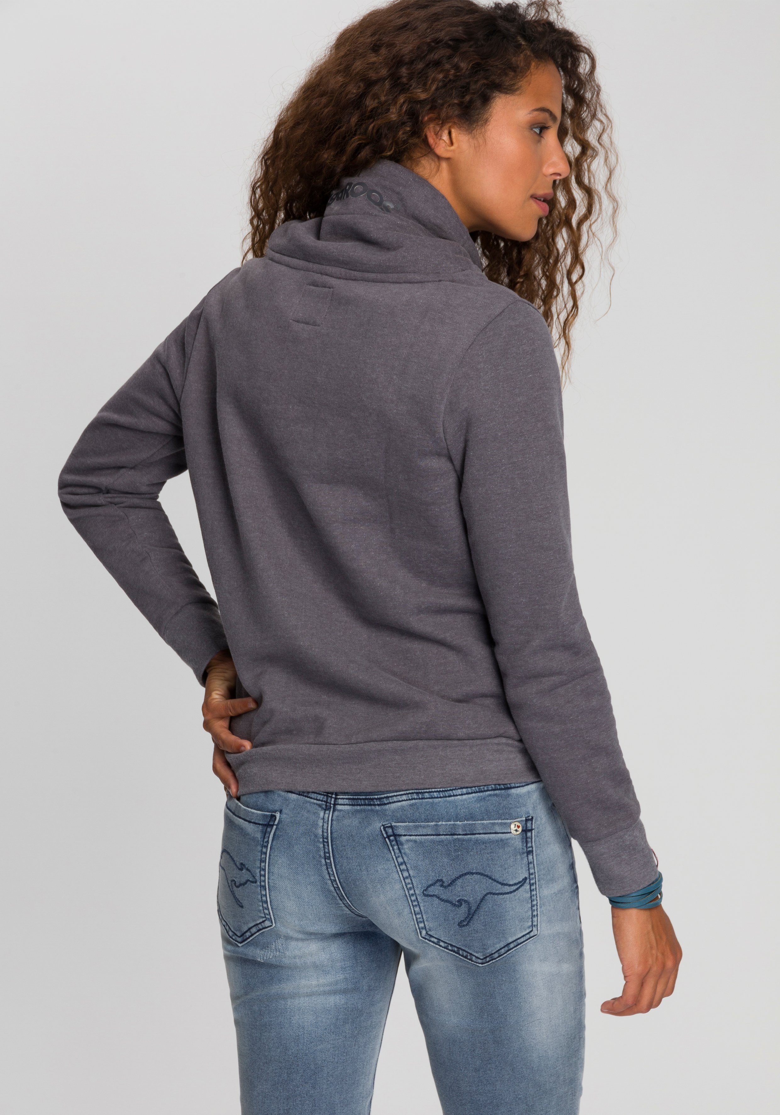 KangaROOS Sweatshirt met hoge staande kraag