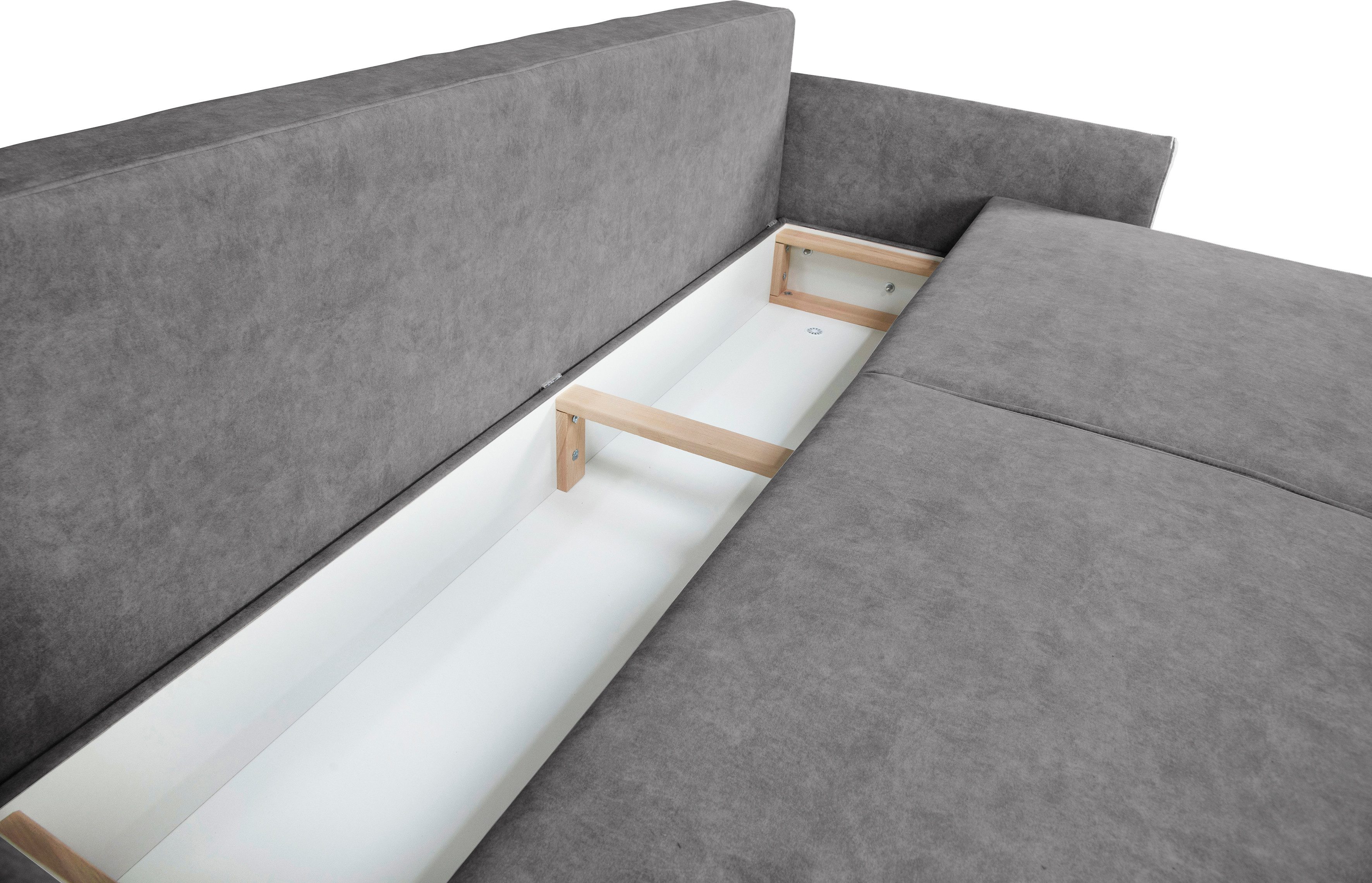 Home affaire 3-zitsbank TRIPLO optioneel slaapbank met bedlade, afmetingen B/D/H: 215/100/89 cm