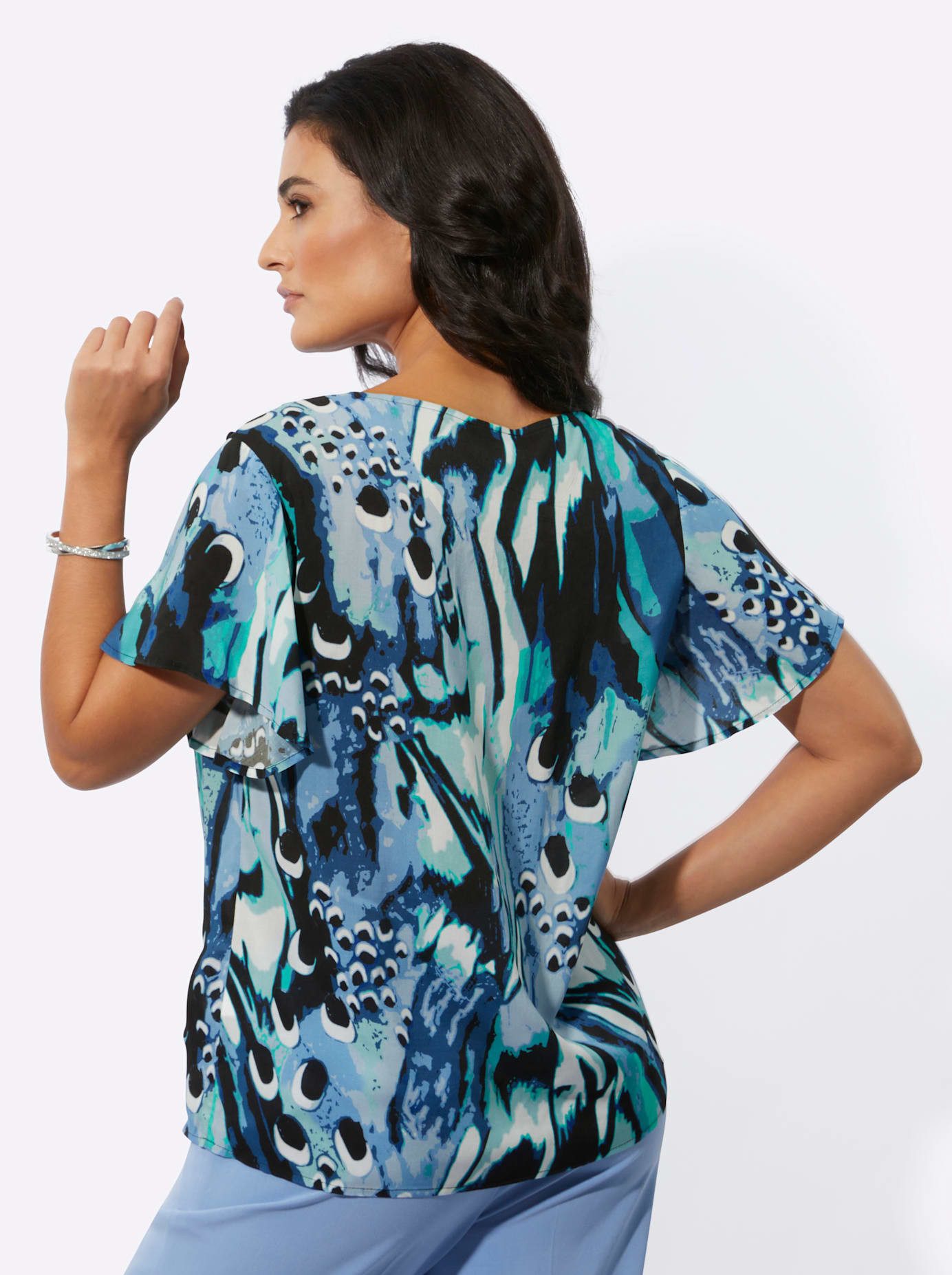 Creation L Gedessineerde blouse