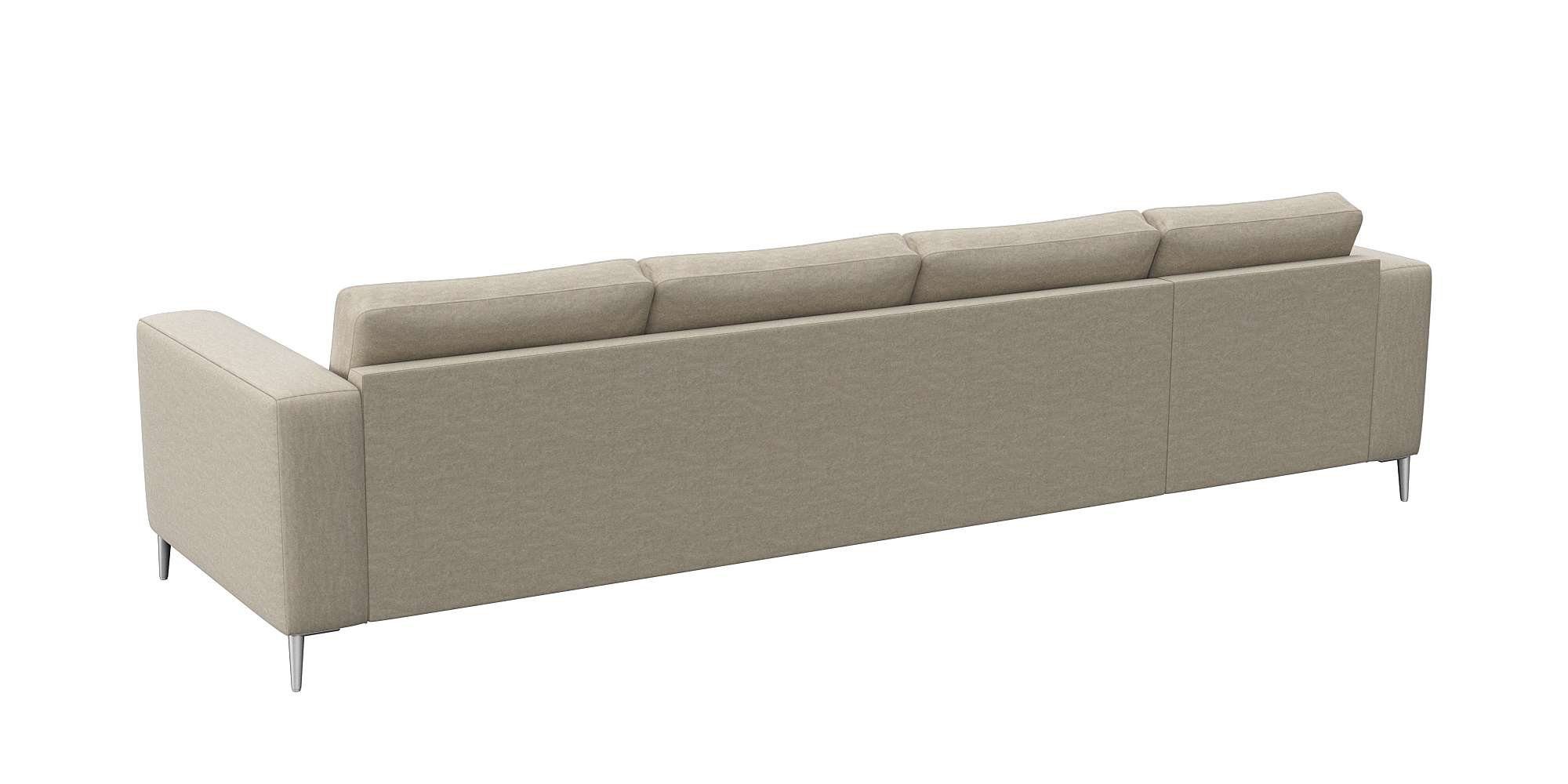 FLEXLUX Hoekbank Fiore, super zitcomfort door koudschuim in de zitting, L-vorm