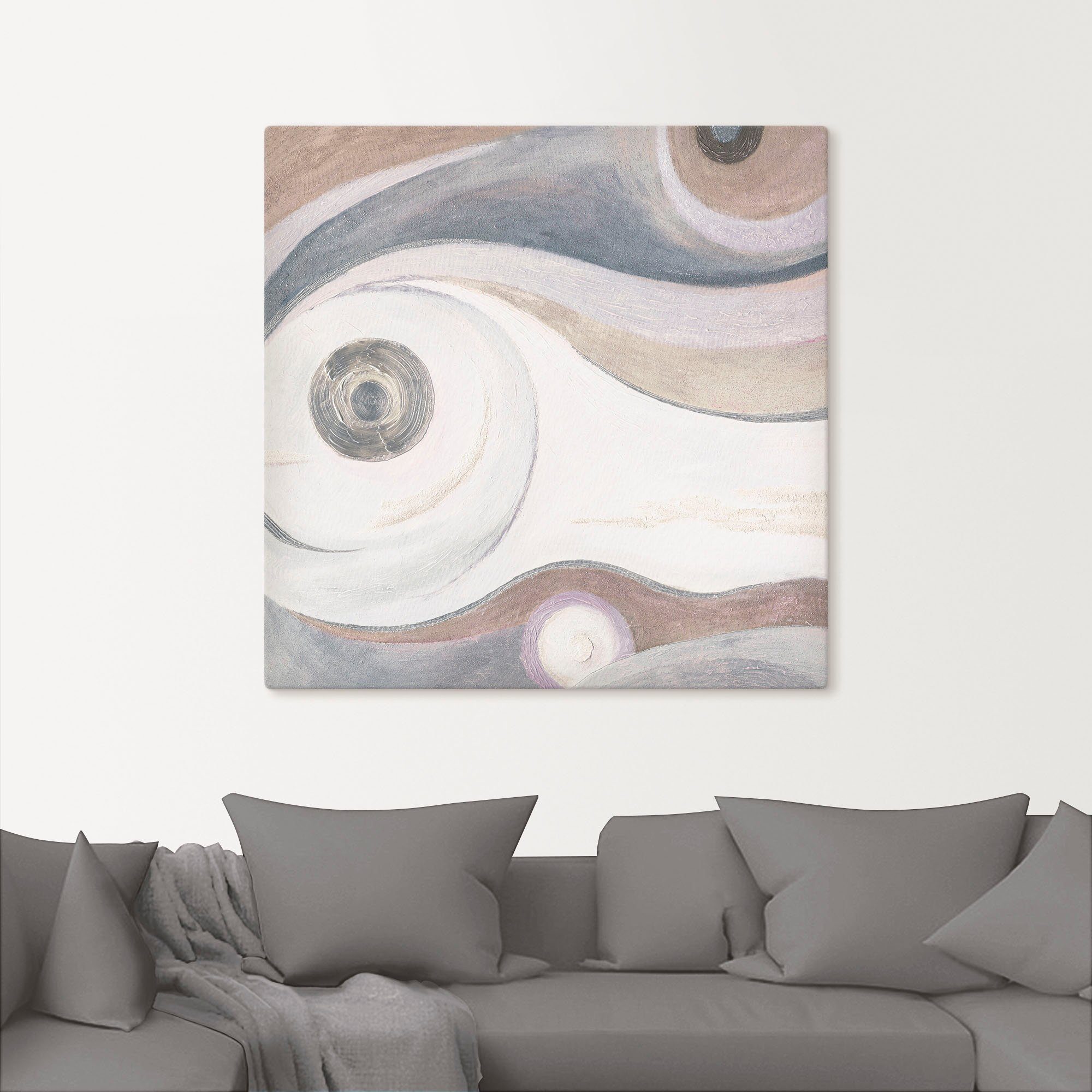 Artland Artprint op linnen Zand-pastel II - abstract