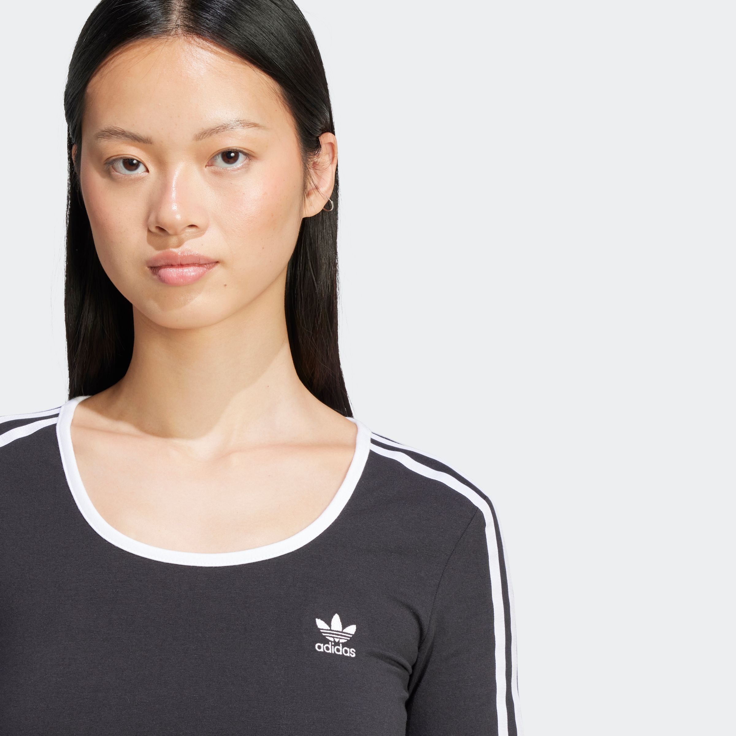 adidas Originals Shirt met lange mouwen 3S LS CROP