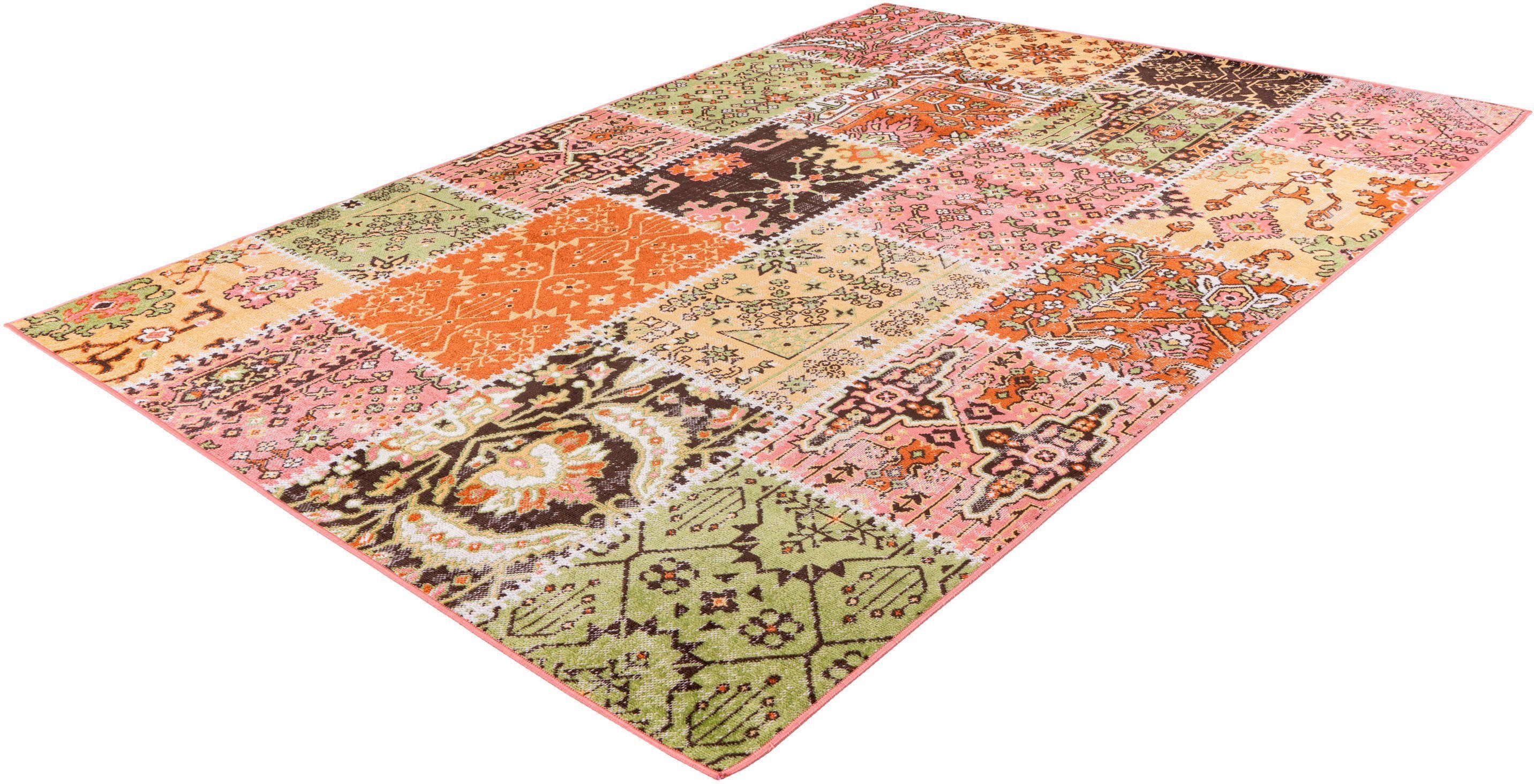 calo-deluxe Vloerkleed Ruzica-404 Platweefsel, vintage-design, woonkamer