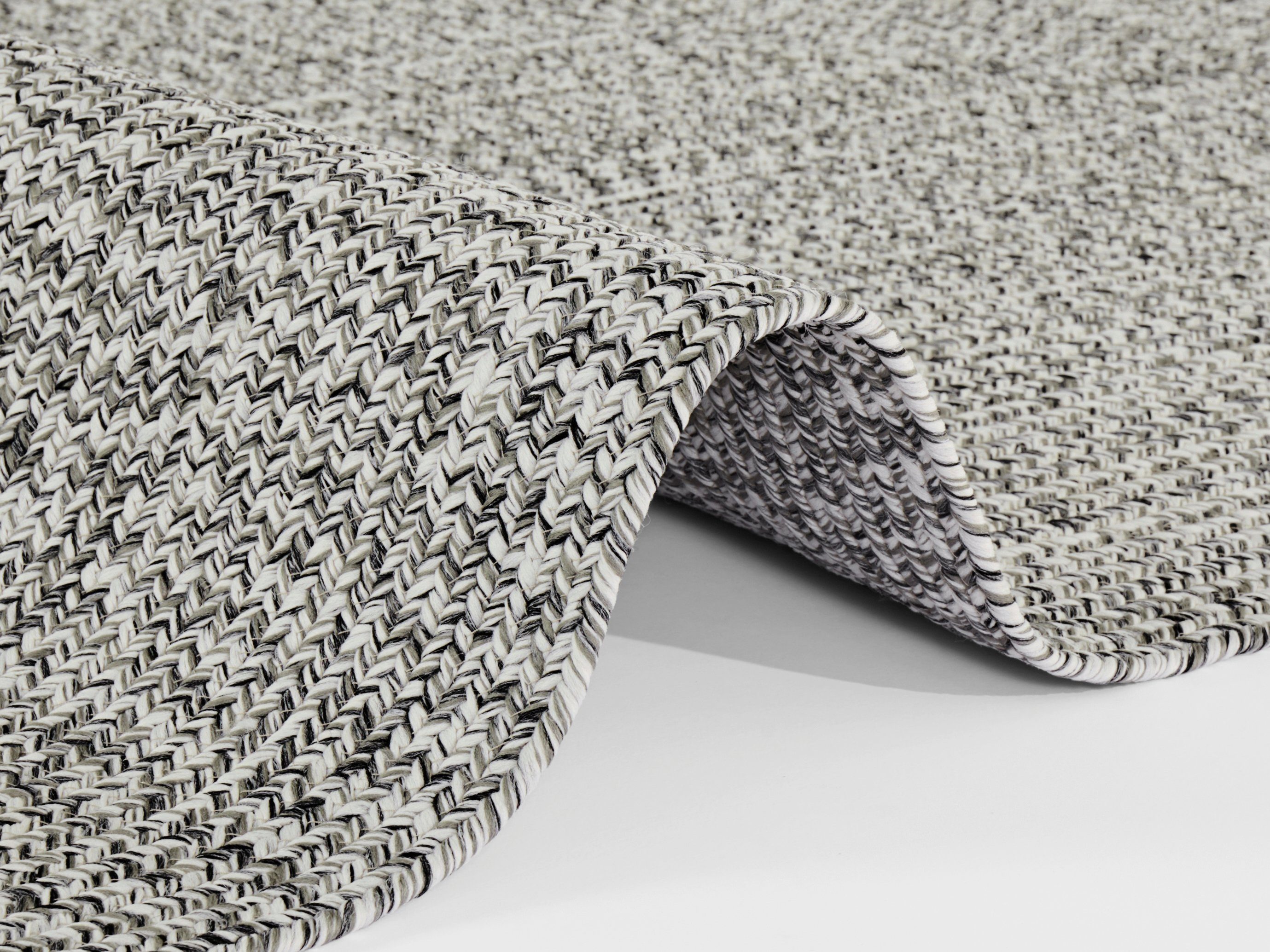NORTHRUGS Vloerkleed Trenzado In- & outdoor, handgemaakt-look, loper, weerbestendig, balkon, woonkamer