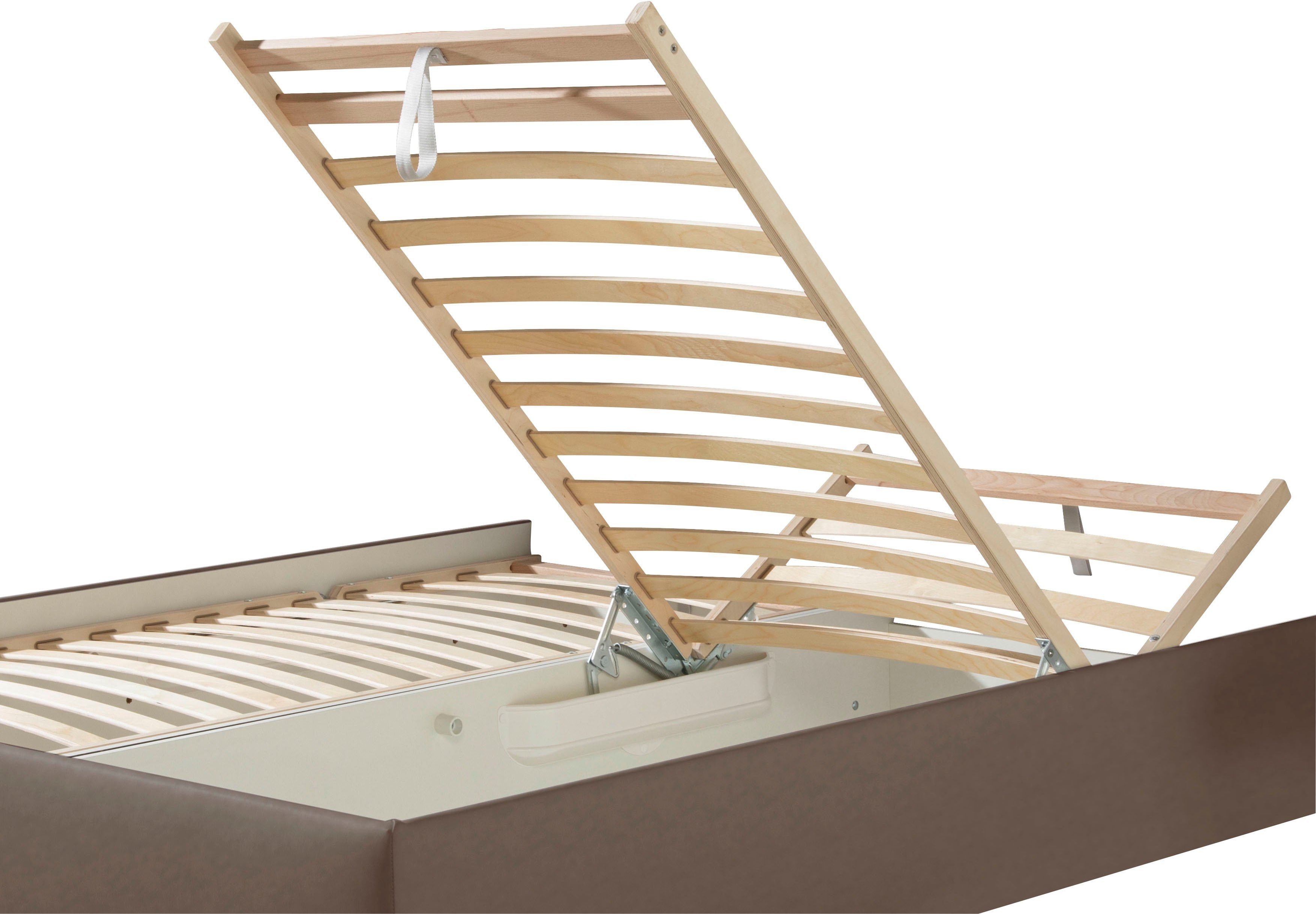 Maintal Gestoffeerd bed Madane naar keuze met matras in de hardheden h2, h3 of h4