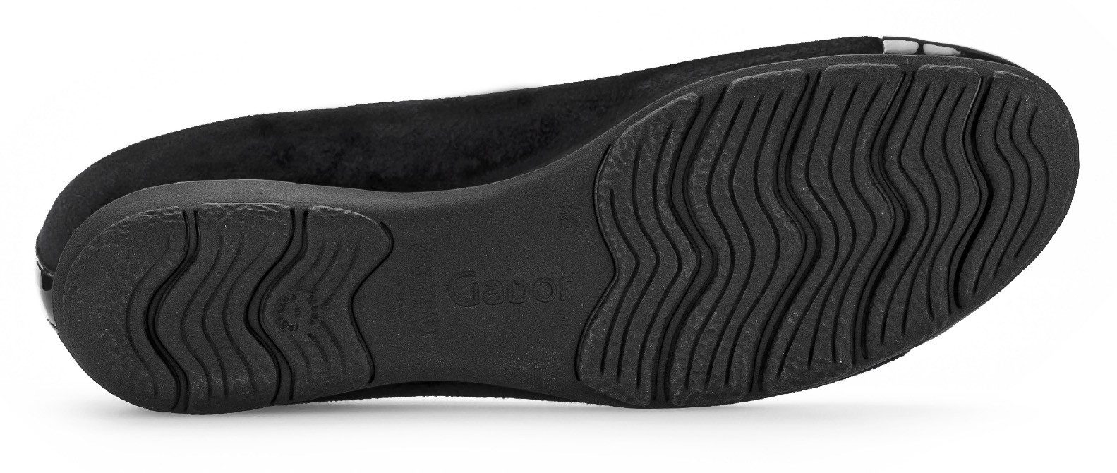 Gabor Ballerina's , businessschoen, lage schoen, instapschoen met hovercraft-loopzool