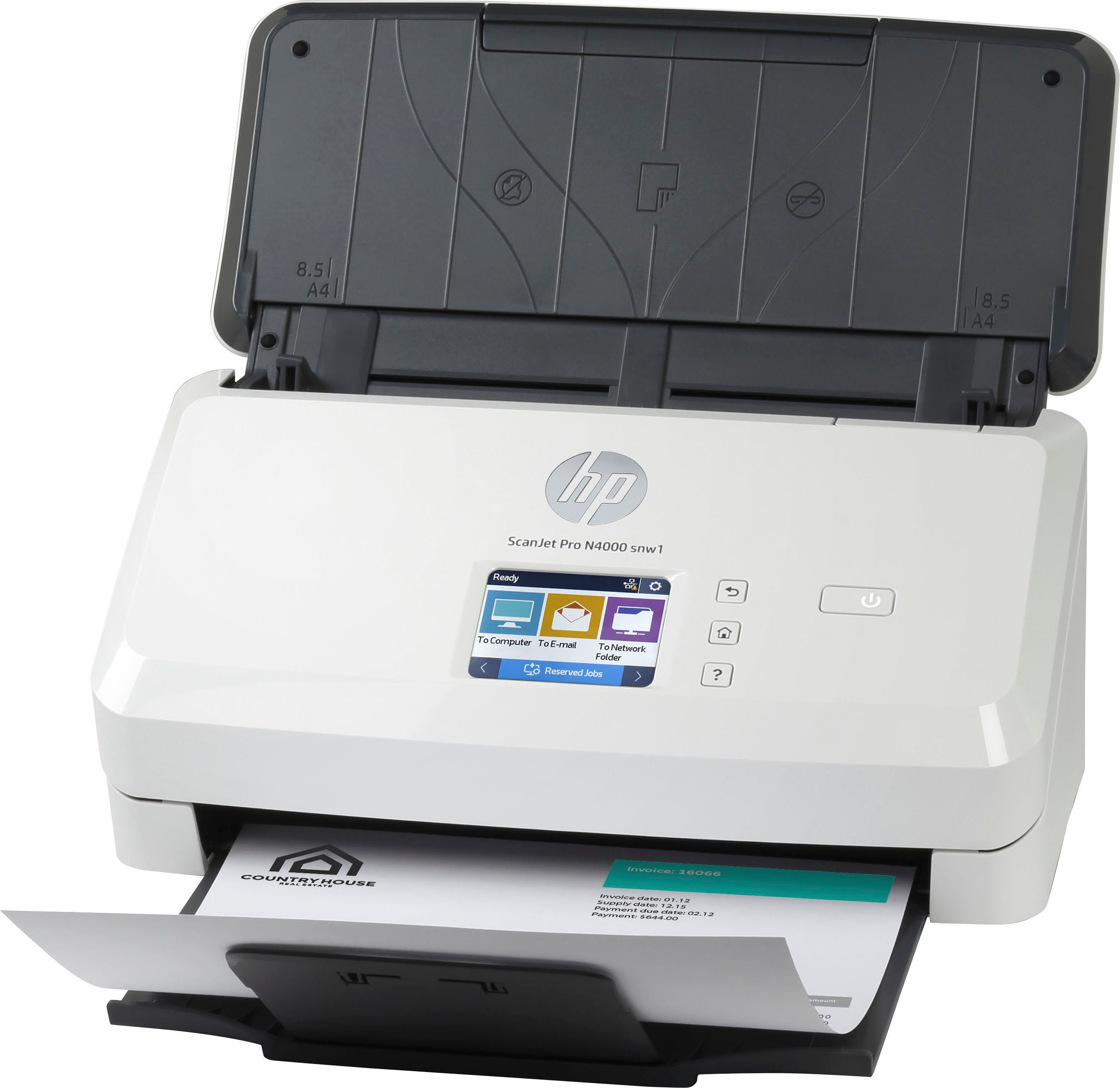 HP Scanner met documentinvoer ScanJet Pro N4000 snw1 HP+ Instant inc compatibel