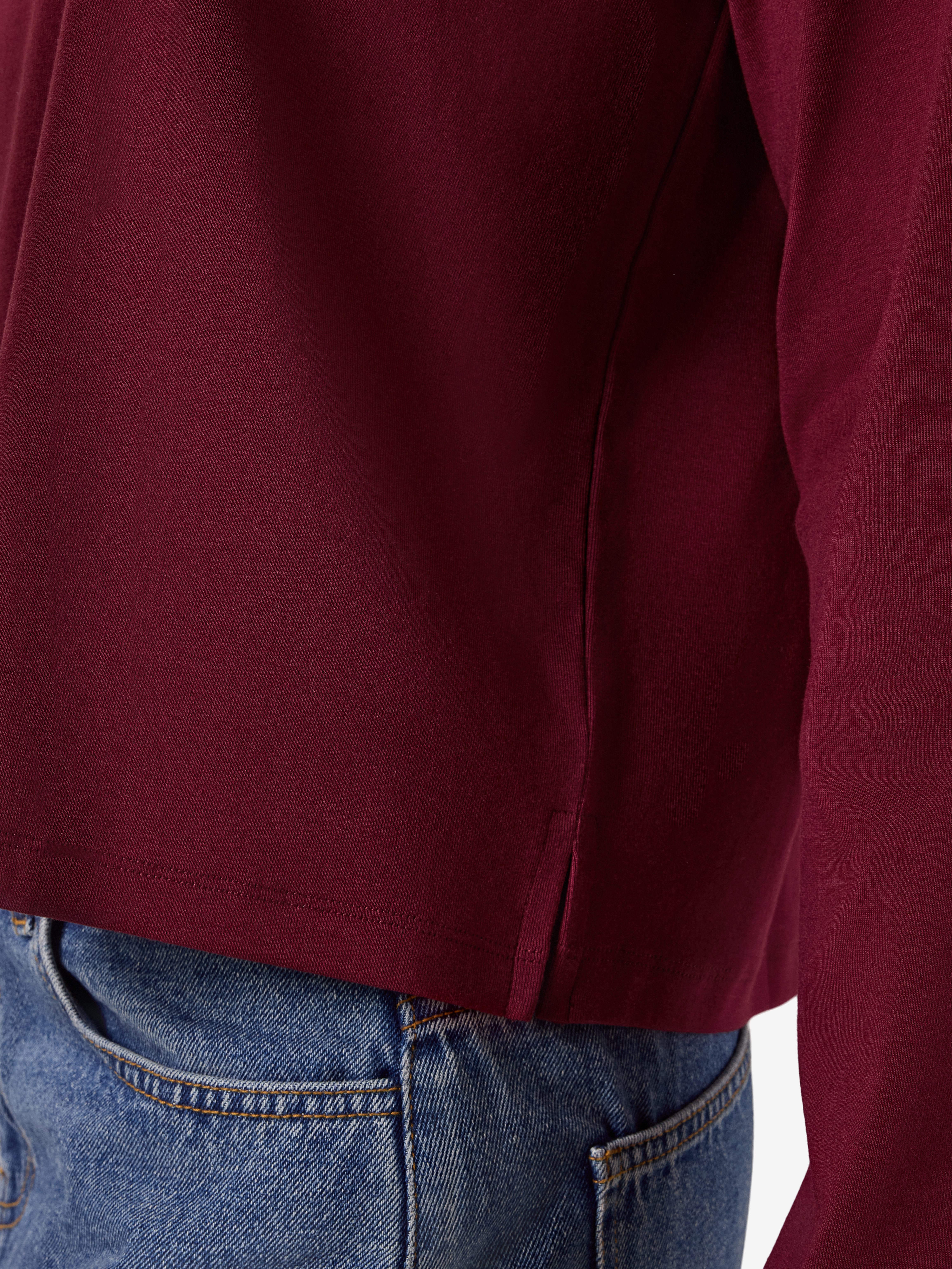 Noisy may Shirt met lange mouwen NMMOCCA L/S REGULAR FIT TOP JRS FWD NOOS