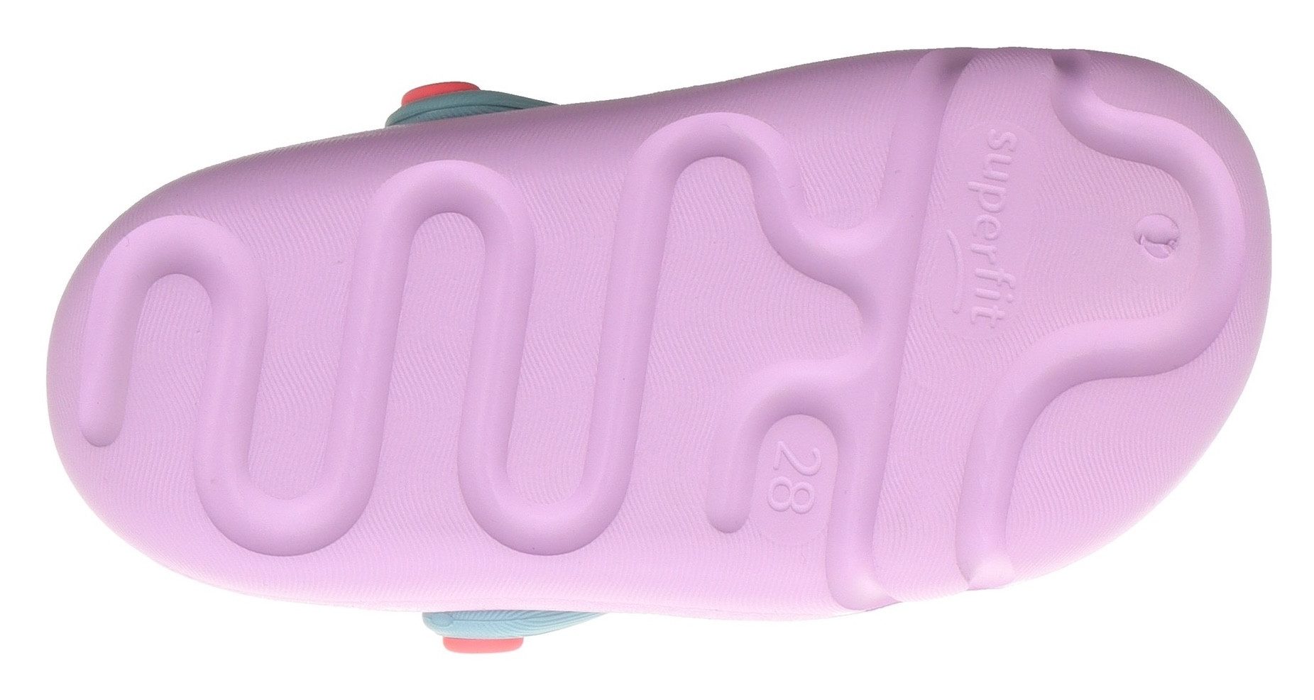 Superfit Waterschoenen SPLASH C WMS: W Klomp, watersandaal met hielriem, maat sjabloon om te downloaden