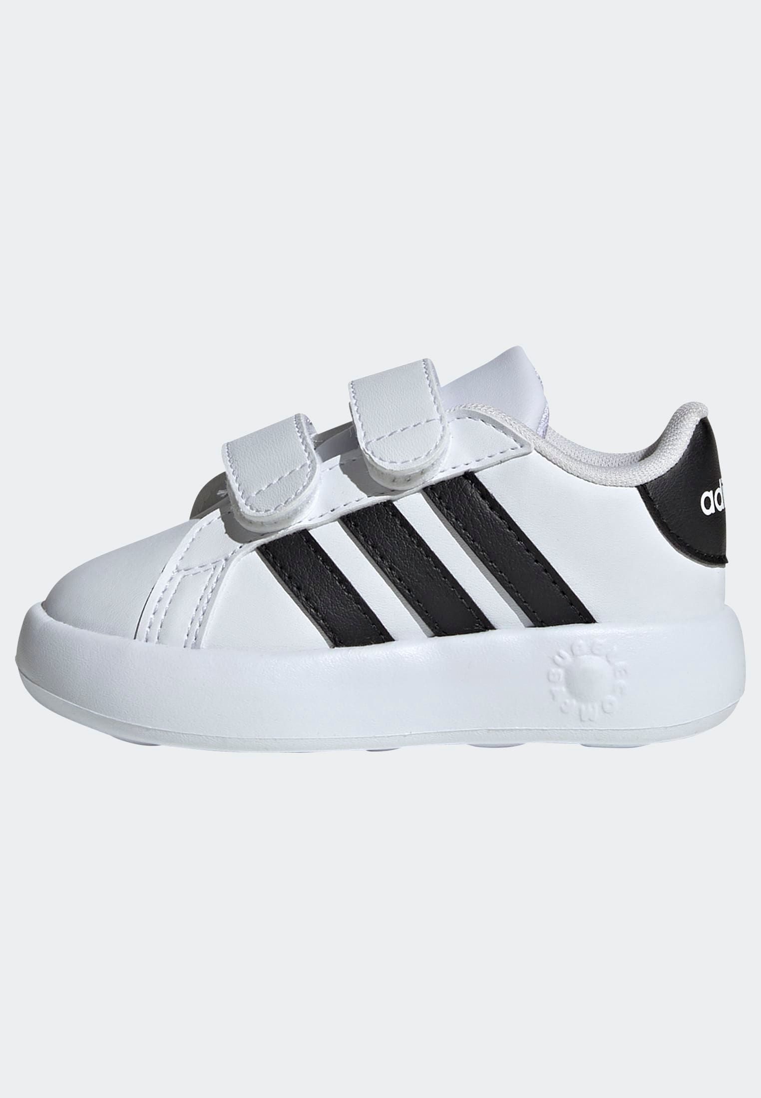 adidas Sportswear Klittenbandschoenen GRAND COURT 2.0 KIDS Design geïnspireerd op de adidas Superstar, voor kinderen