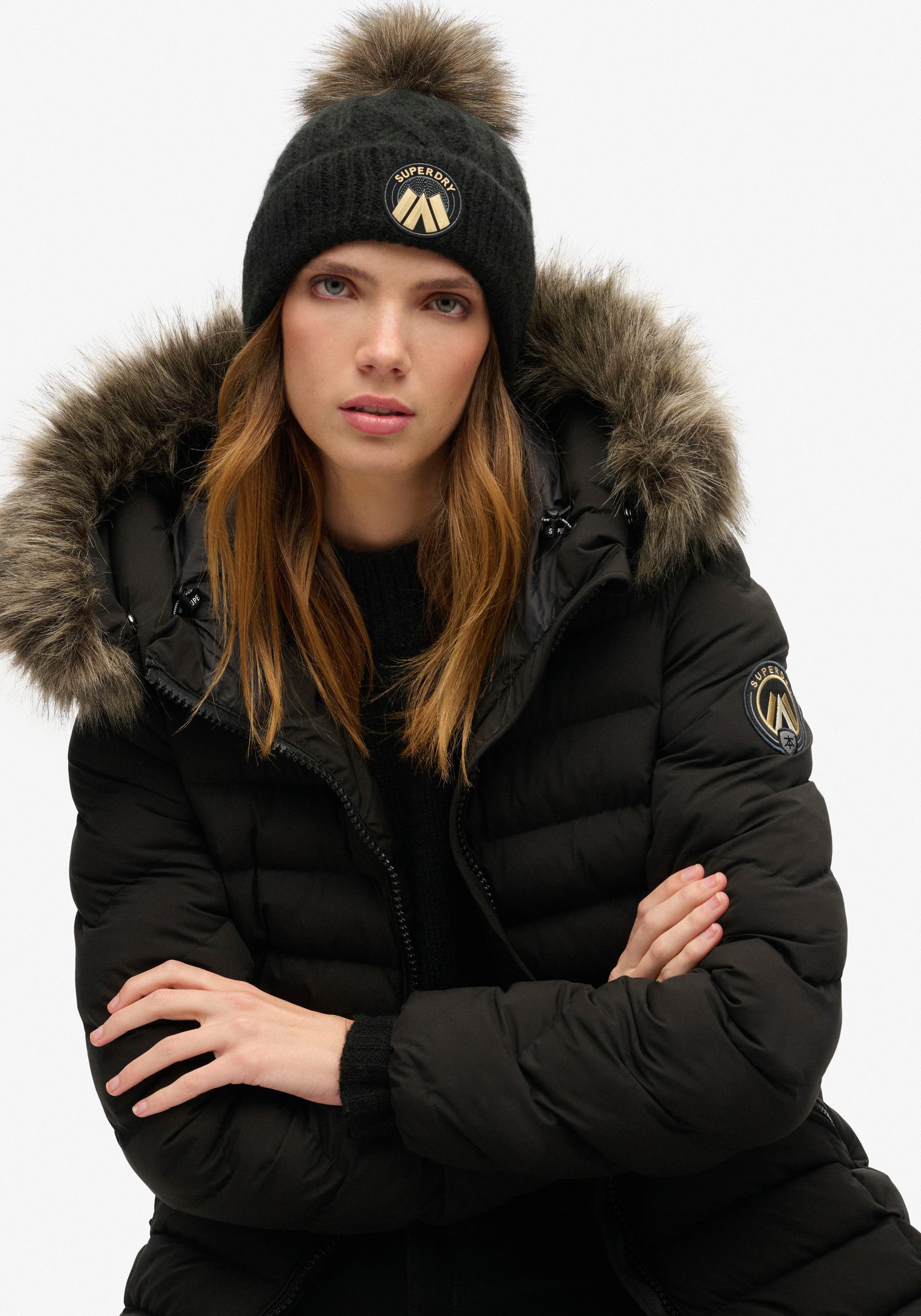 Superdry Beanie CABLE LUXE KNIT BEANIE HAT