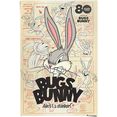 reinders! poster bugs bunny ait i a stinker looney tunes - warner bros - haas (1 stuk) geel