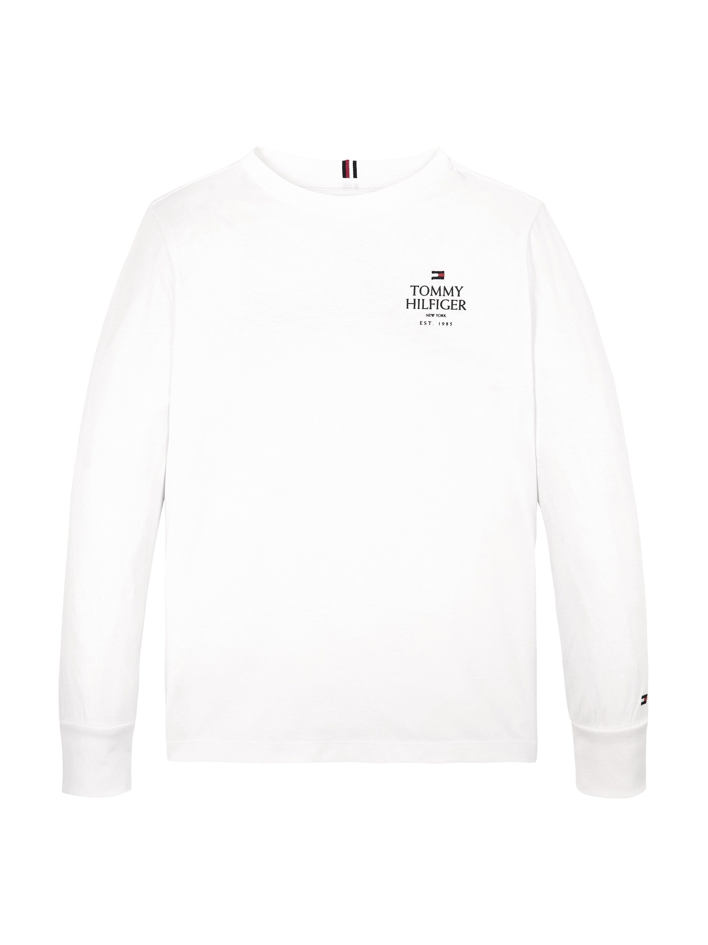 Tommy Hilfiger Shirt met lange mouwen met logo op borsthoogte