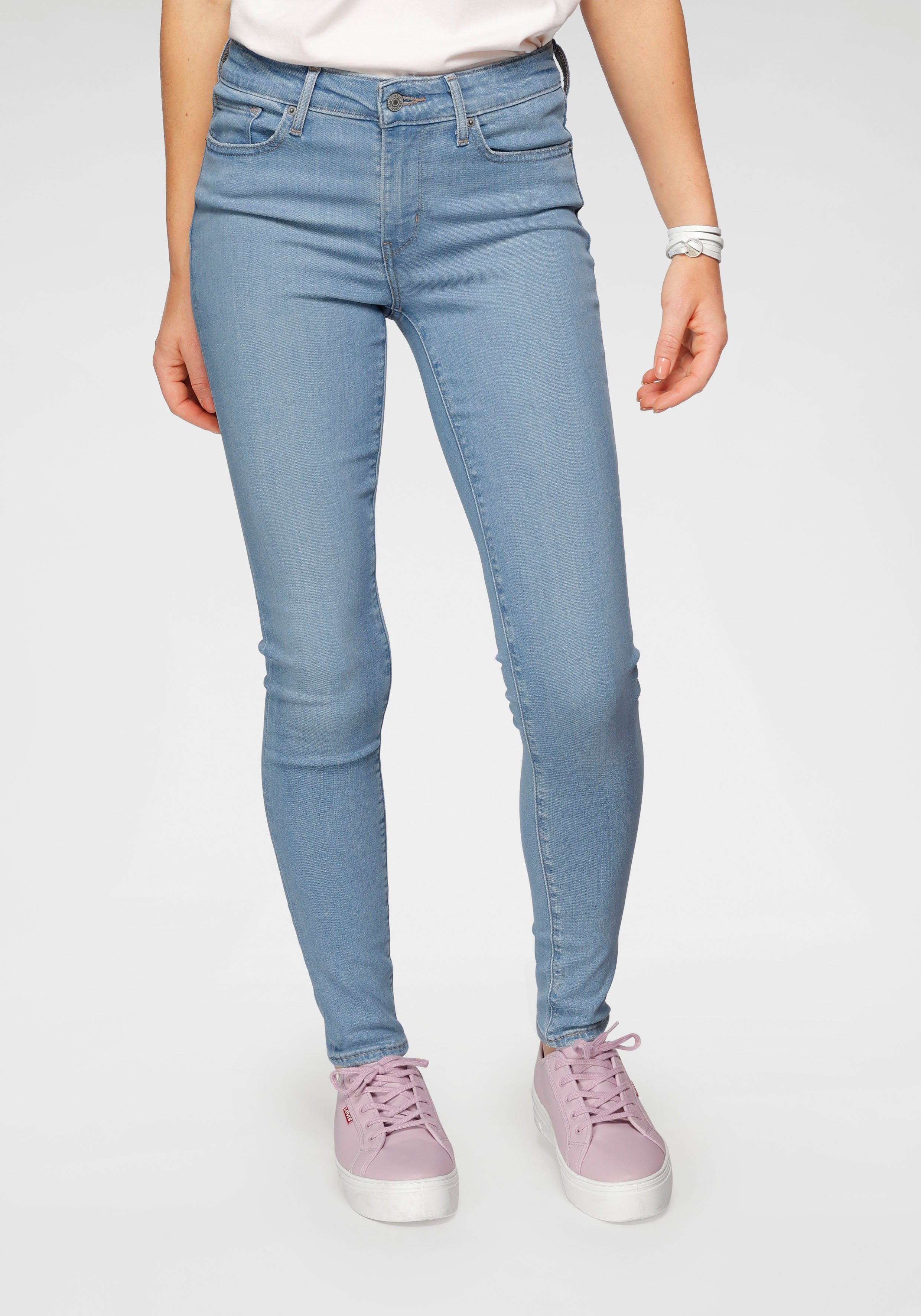 Levi's Skinny fit jeans 711 Skinny met lage tailleband