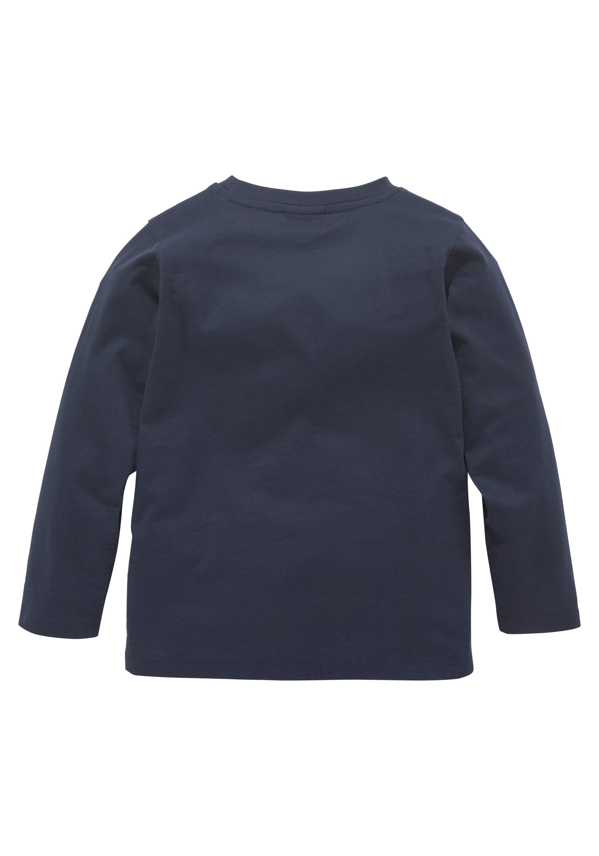 KIDSWORLD Shirt met lange mouwen LET´S PLAY Lange mouwen, basic stijl, van katoen