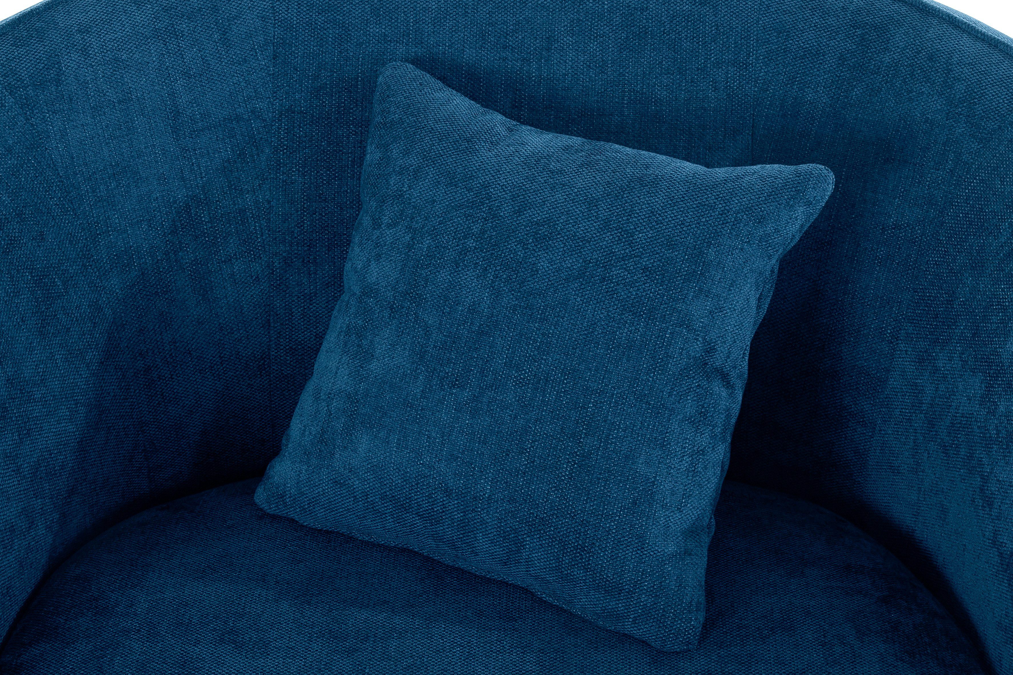 andas Fauteuil Kreukelzone ook met bouclé-bekleding