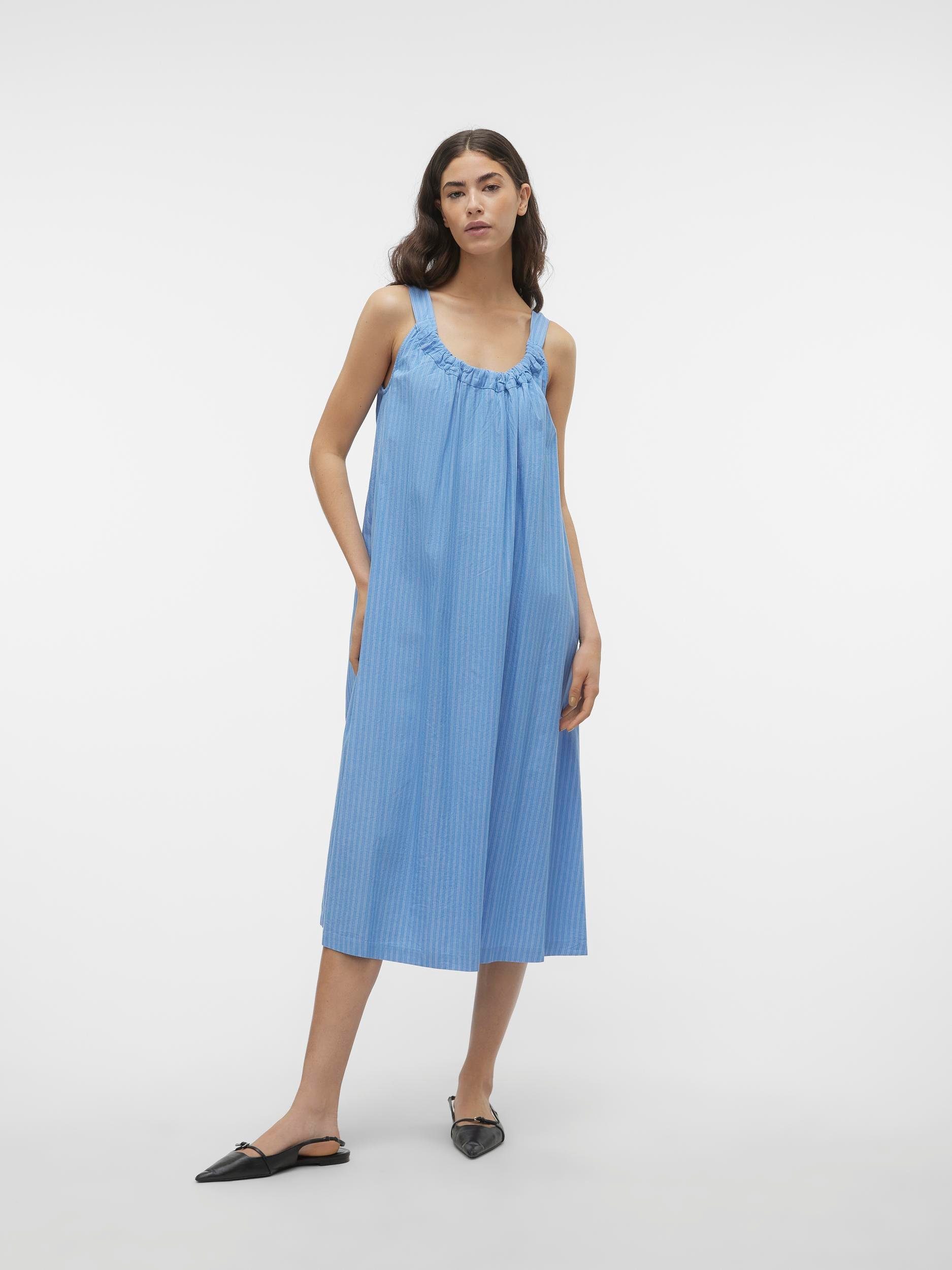 Vero Moda Midi-jurk VMGILI DETAILED SINGLET DRESS WVN GA
