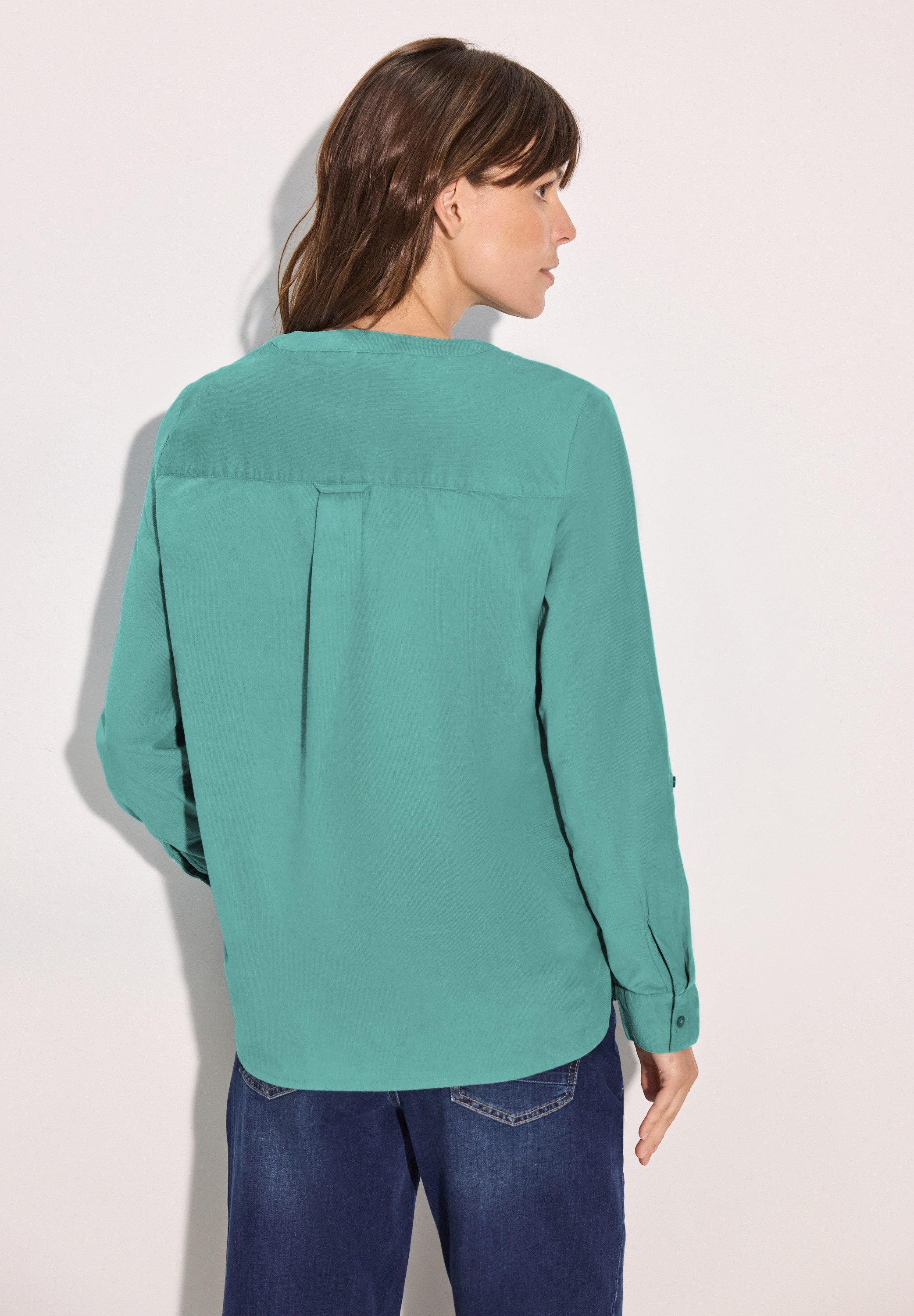 Cecil Blouse met lange mouwen met ingesneden ronde hals