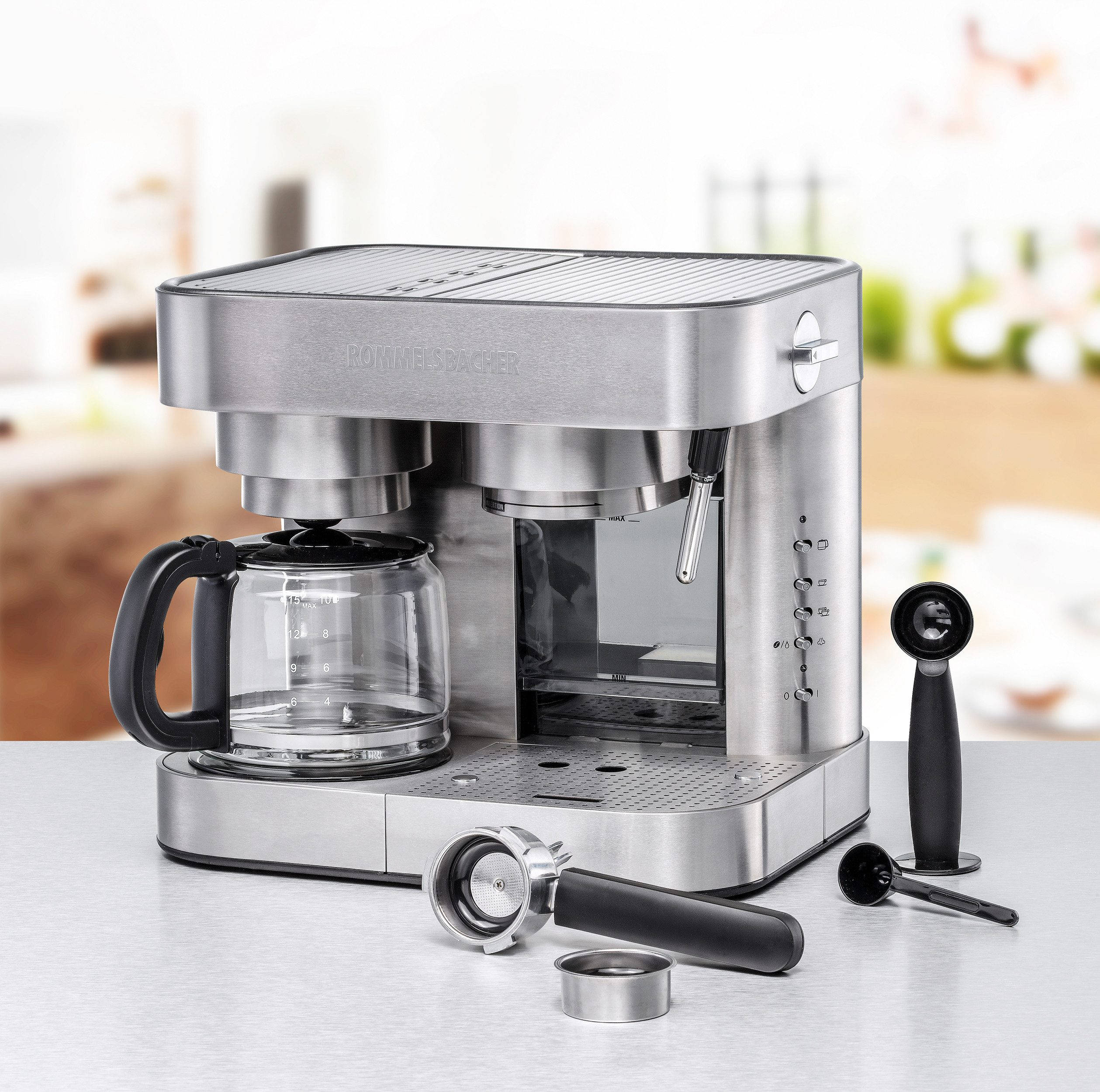 Rommelsbacher Espressomachine , Kaffeemaschine EKS 3010