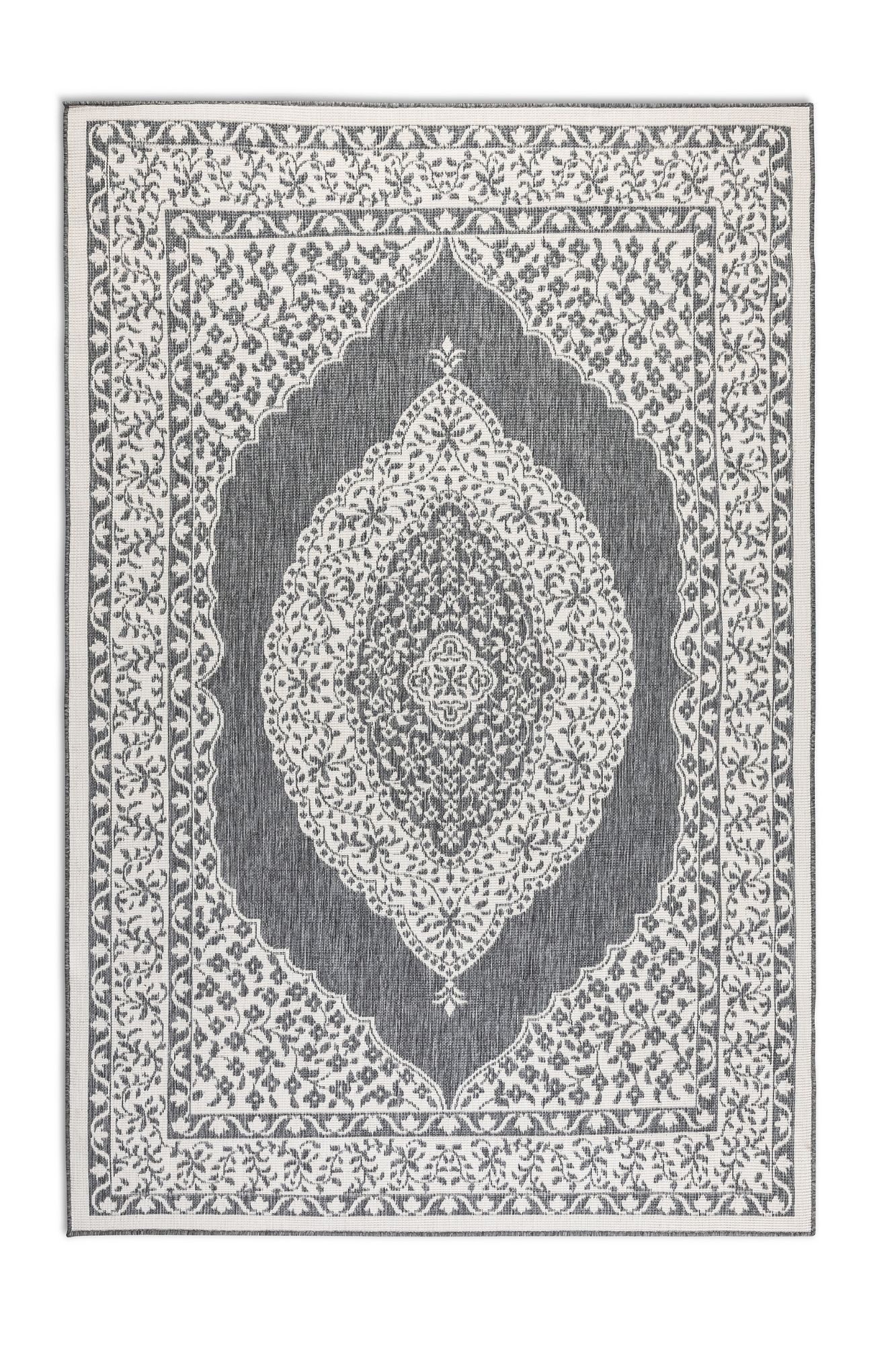ELLE DECORATION Vloerkleed Meekly omkeerbaar tapijt Vlakweefsel, In-& Outdoor, Modern, tweezijdig, balkon, woonkamer