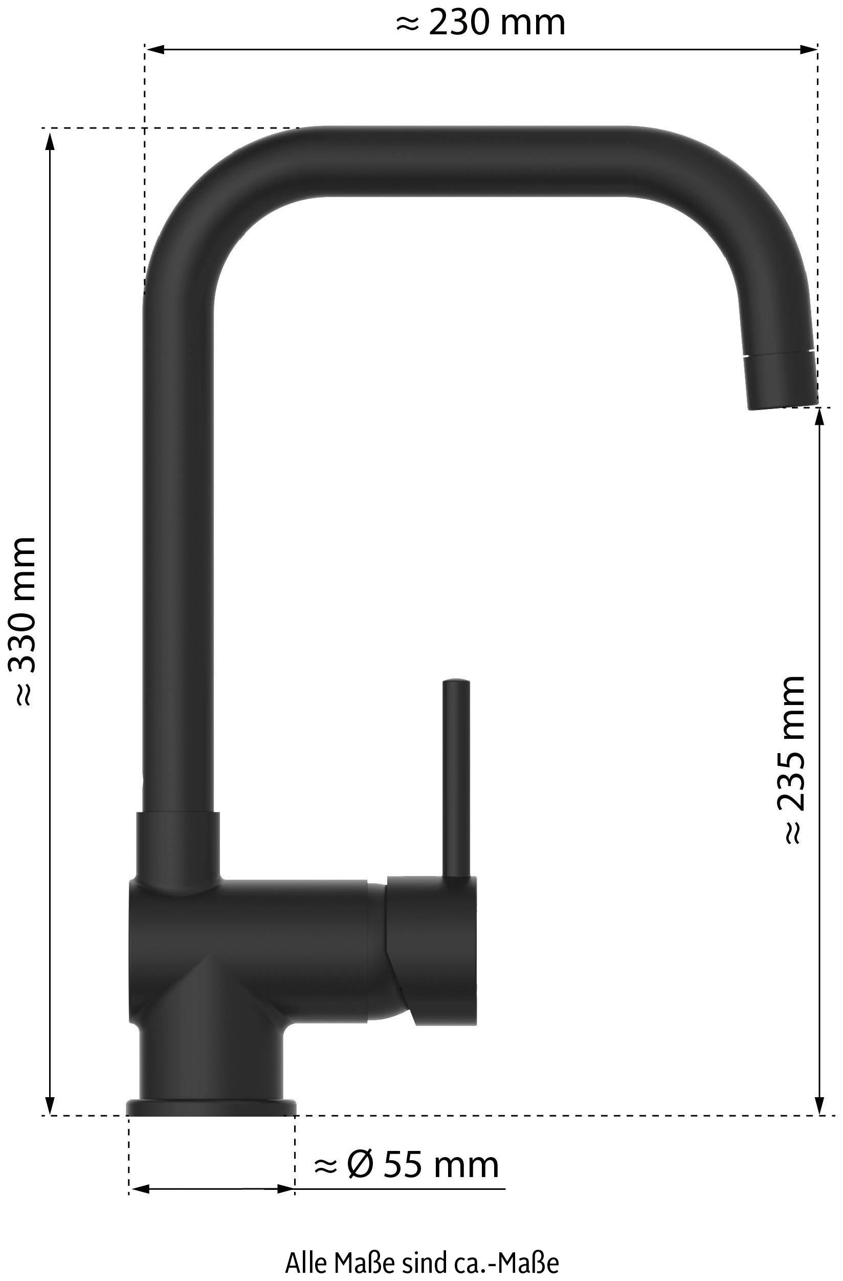 Eisl Gootsteen kraan Futura energiebesparende cold-start-functie, 360° draaibaar, geluidsarm