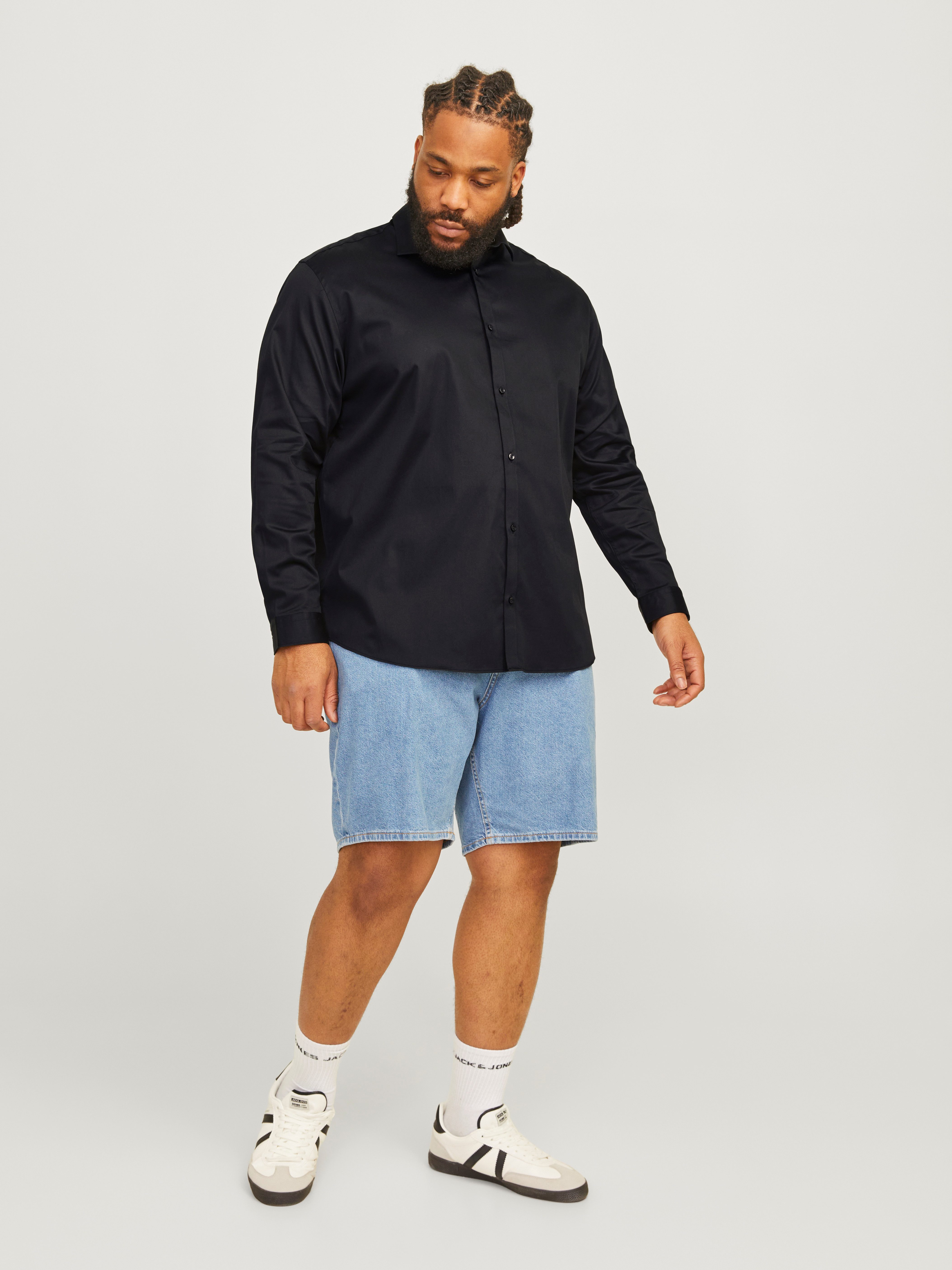 Jack & Jones PlusSize Overhemd met lange mouwen JJPRPARMA SHIRT L S NOOS PLS