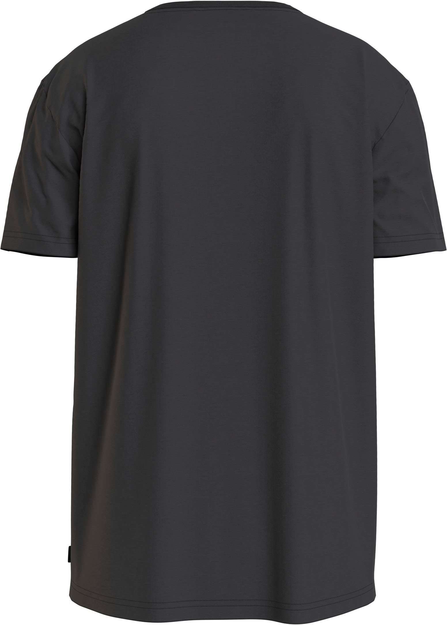 Calvin Klein T-shirt Micro Logo van dikke winterjersey, met logoprint
