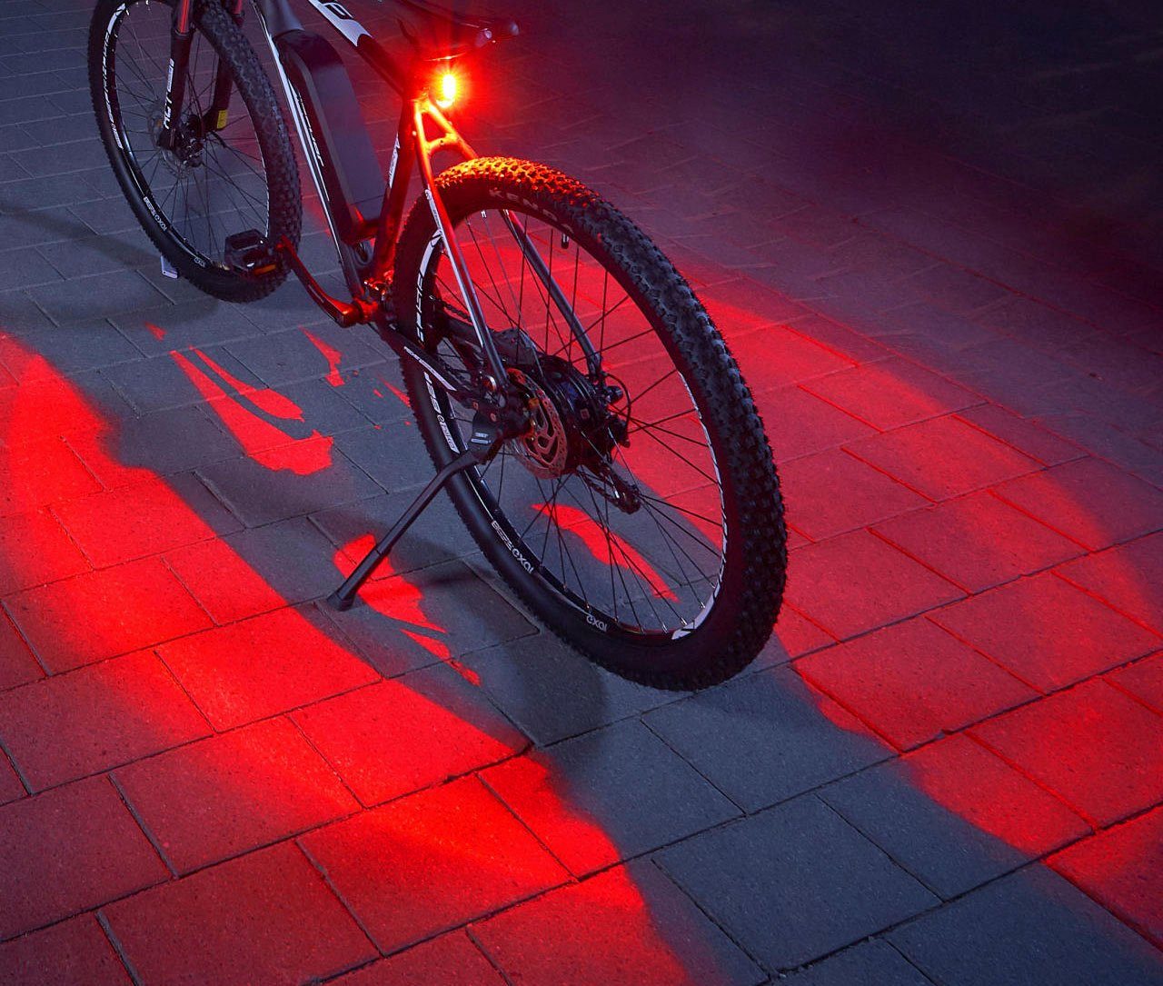 Fischer Fietsverlichting TWIN met extra vloerlamp (set, 3-delig)