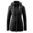 maier sports functioneel jack notos coat w outdoormantel - doorgestikte mantel met warme primaloft isolatie zwart