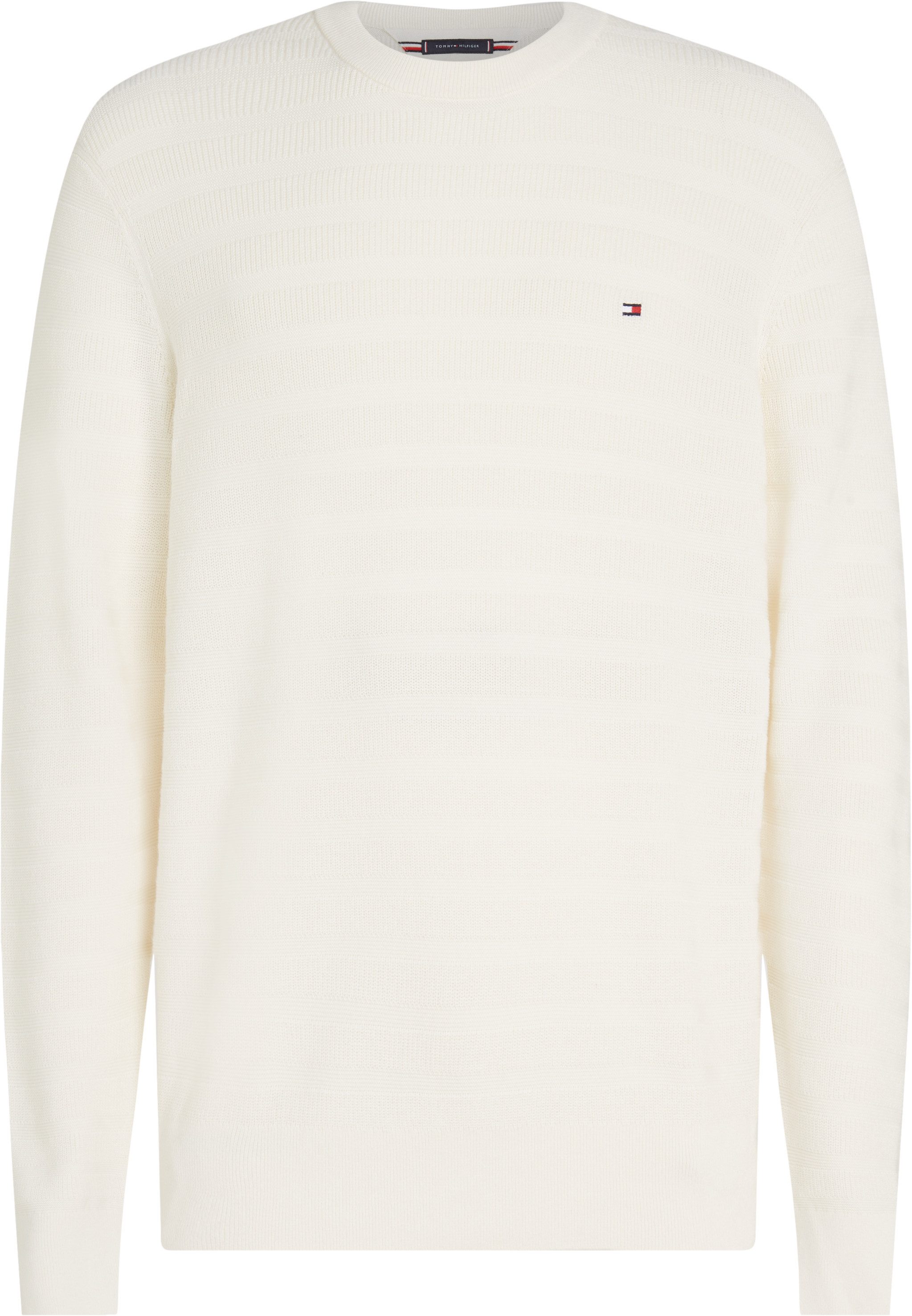 Tommy Hilfiger Trui met ronde hals STRIPE STRUCTURE