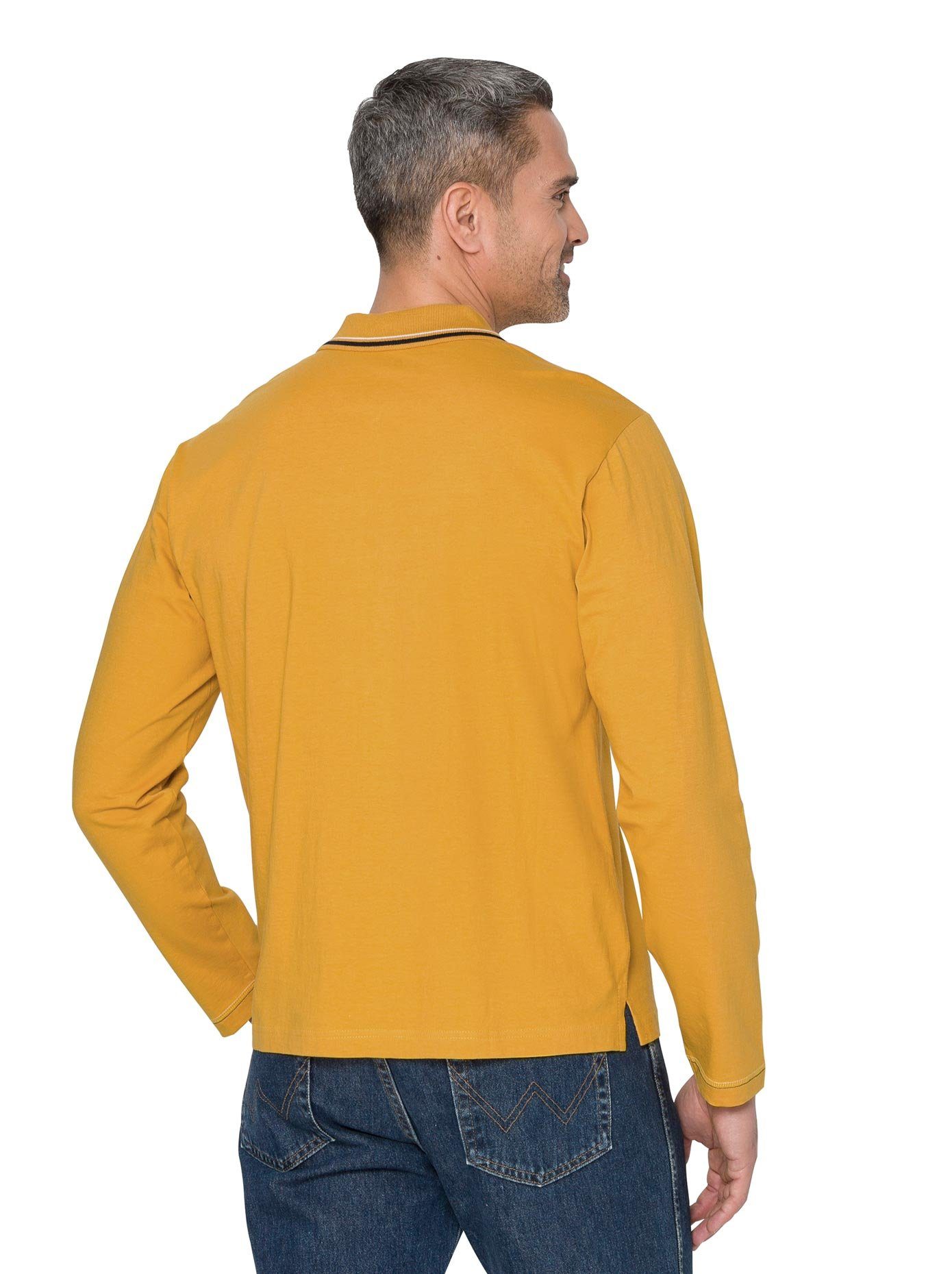 Classic Poloshirt met lange mouwen Poloshirt (1-delig)