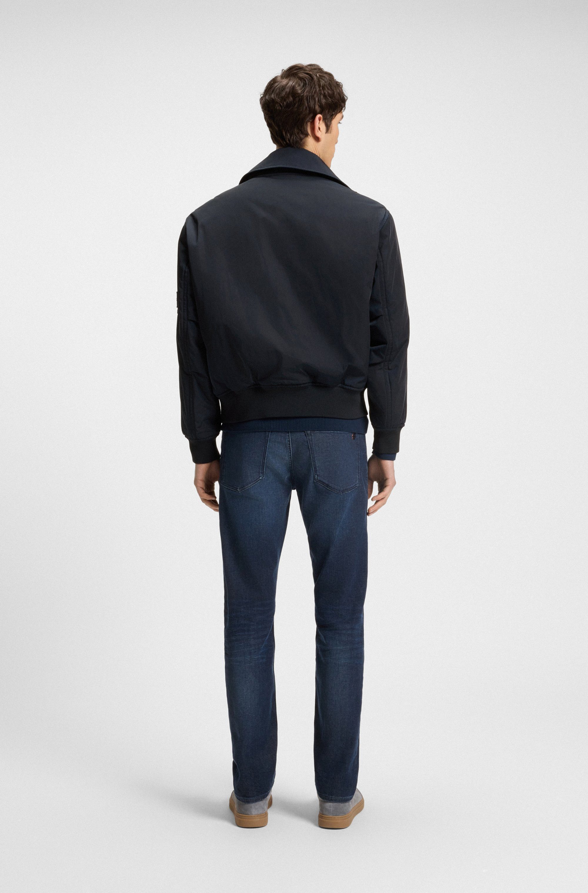 Boss Orange Blouson Oking met een afneembare kraag