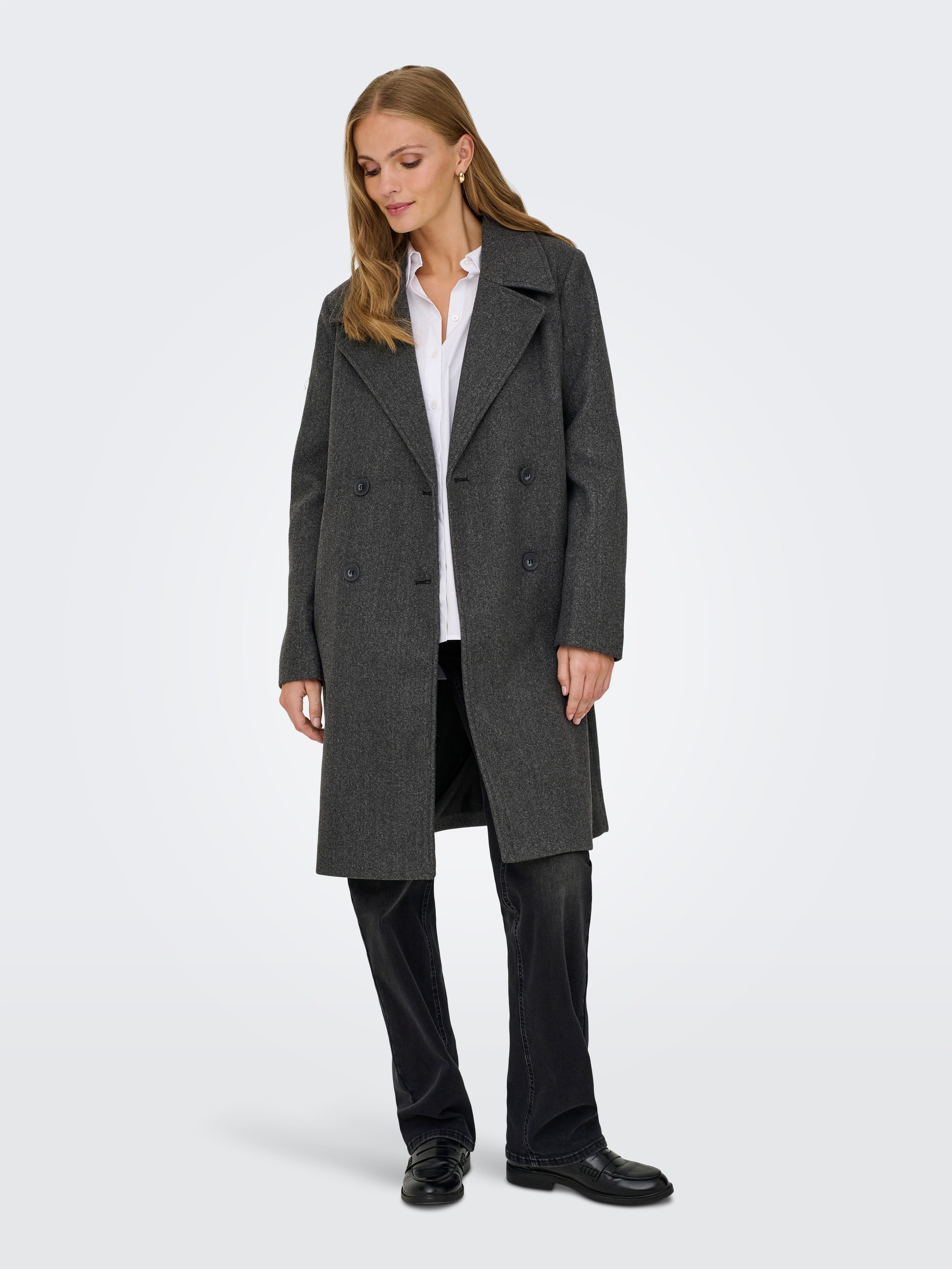 Only Lange jas ONLADINA LIFE LONG COAT CC OTW