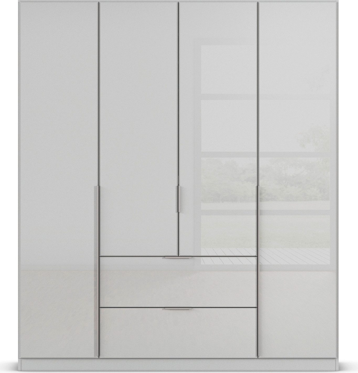 rauch Draaideurkast Kledingkasten kast garderobe AGORDO met glazen front