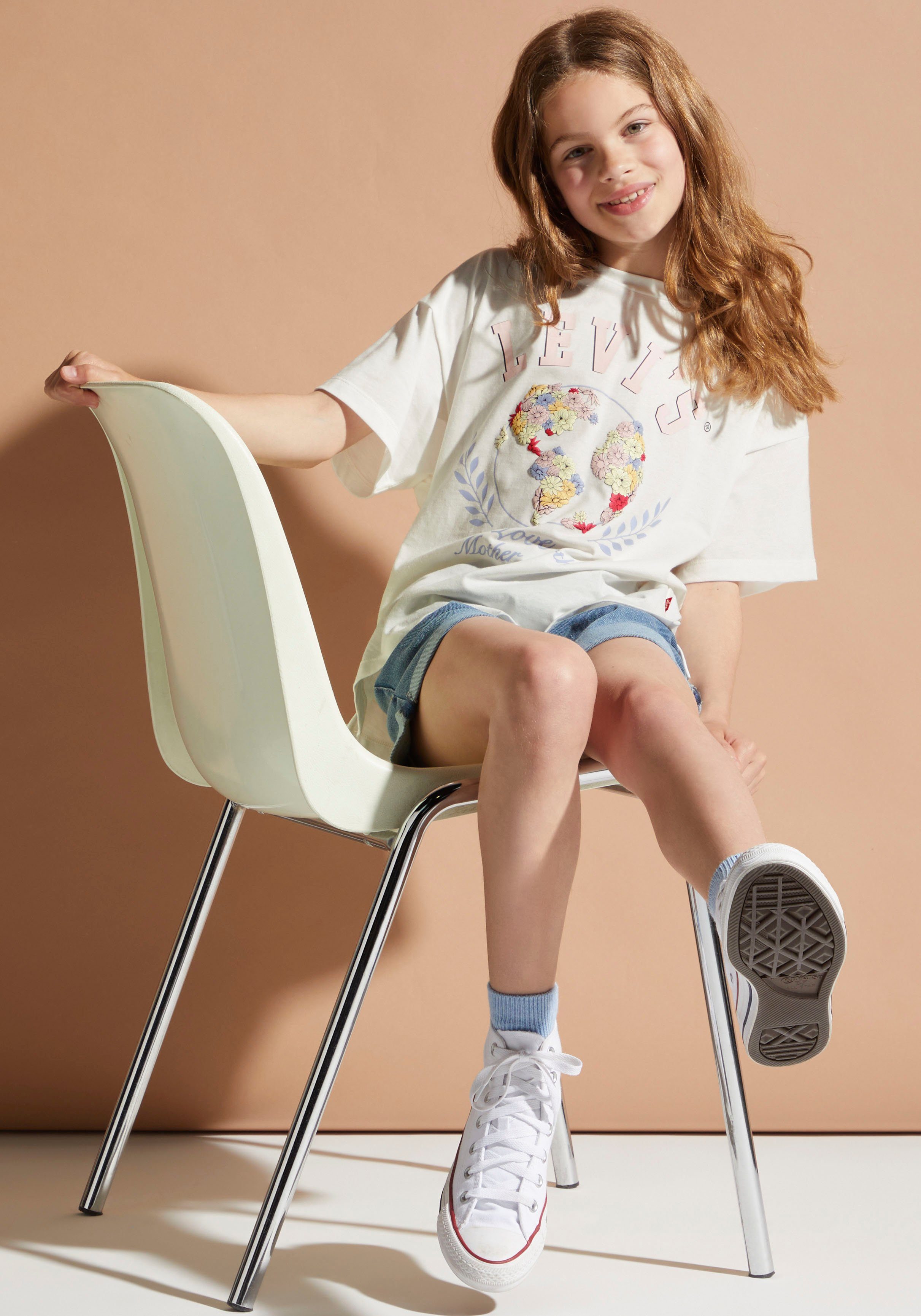 Levi's Kidswear T-shirt LVG EARTH OVERSIZED TEE