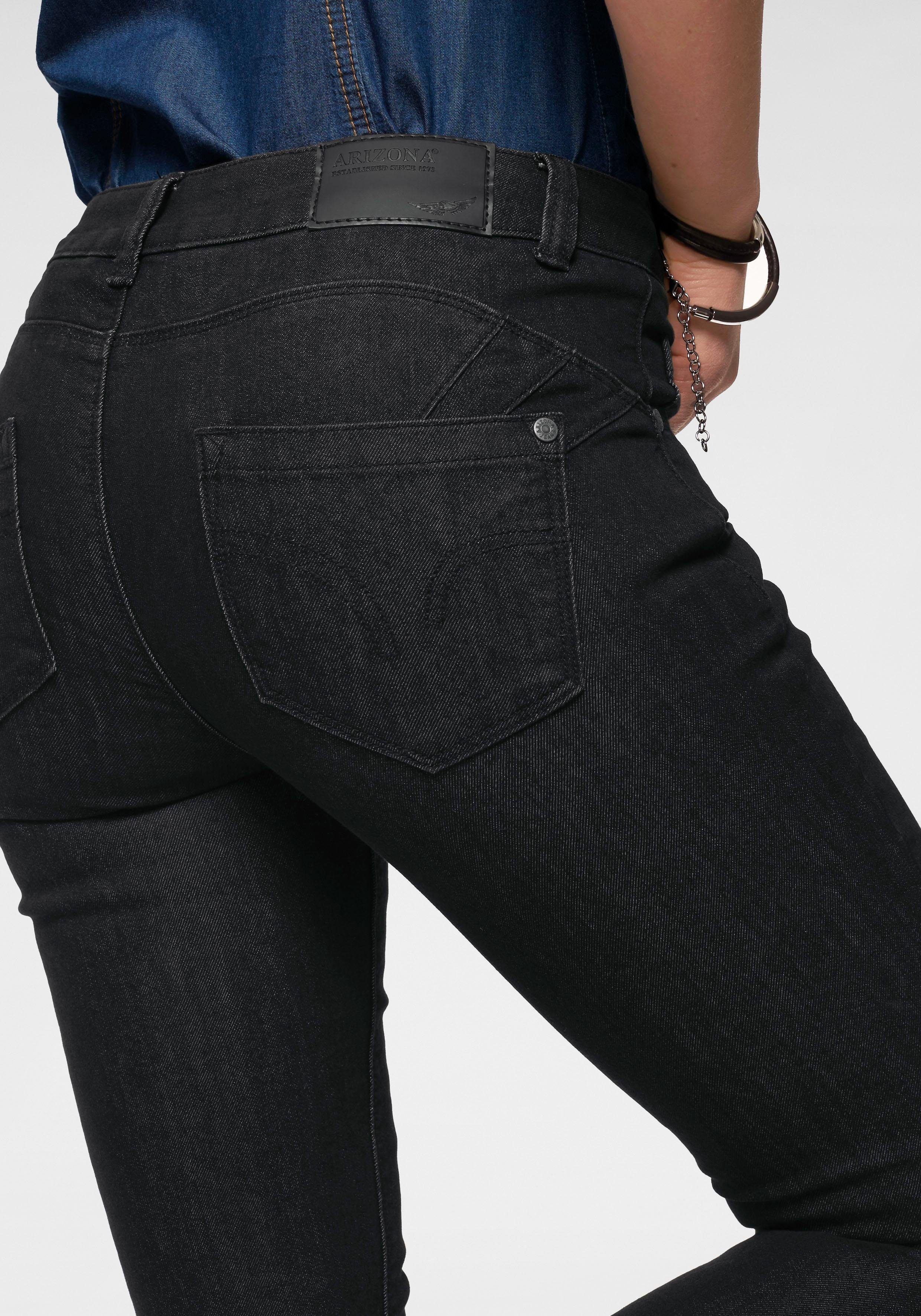 Arizona Skinny fit jeans Shaping skinny pasvorm, normale taille, in stretchkwaliteit, used-look