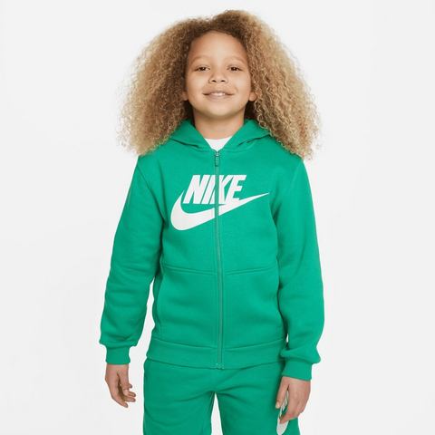 NU 20% KORTING: Nike Sportswear Capuchonsweatvest CLUB FLEECE BIG KIDS' FULL-ZIP HOODIE
