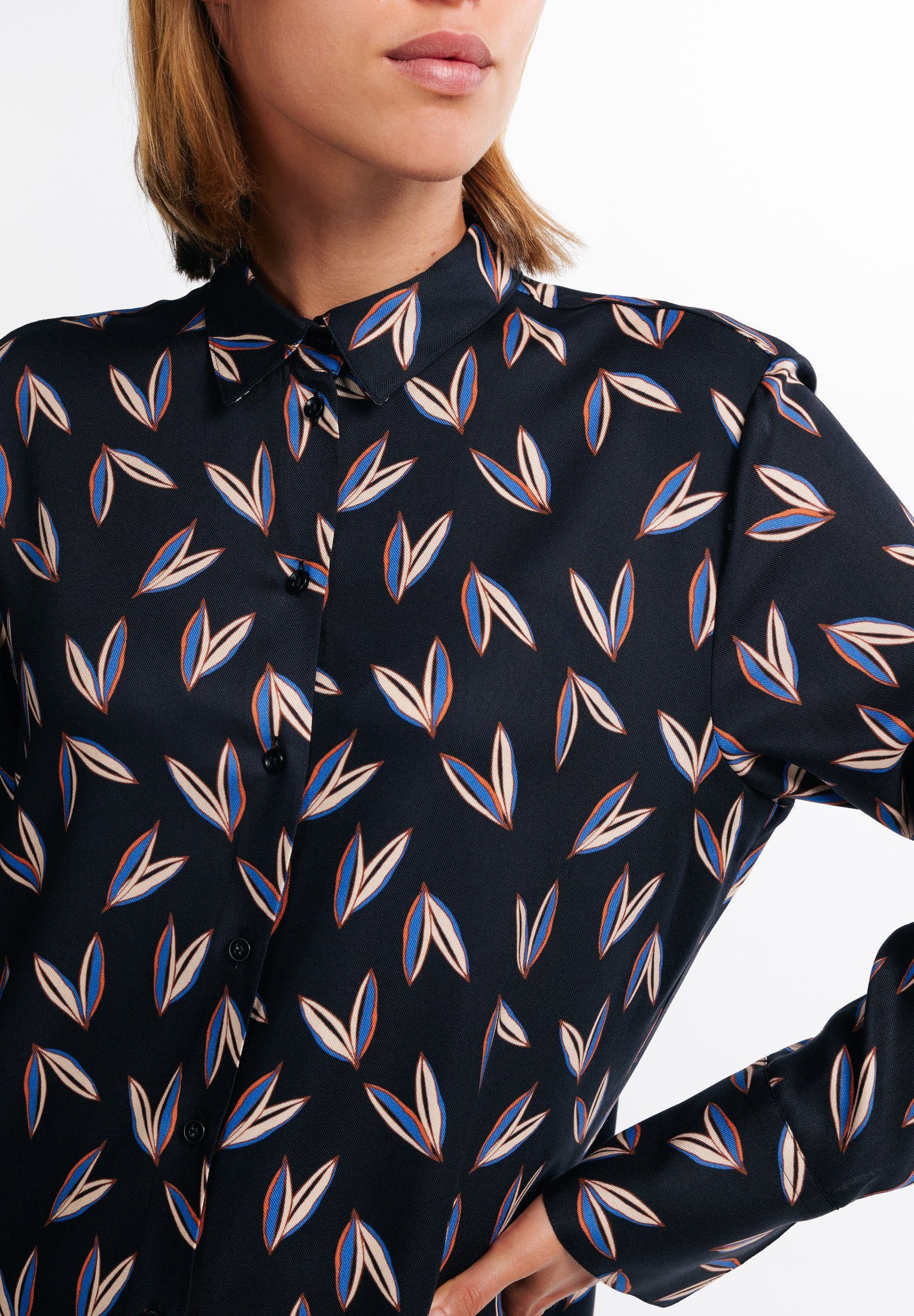 Eterna Overhemdblouse Loose fit