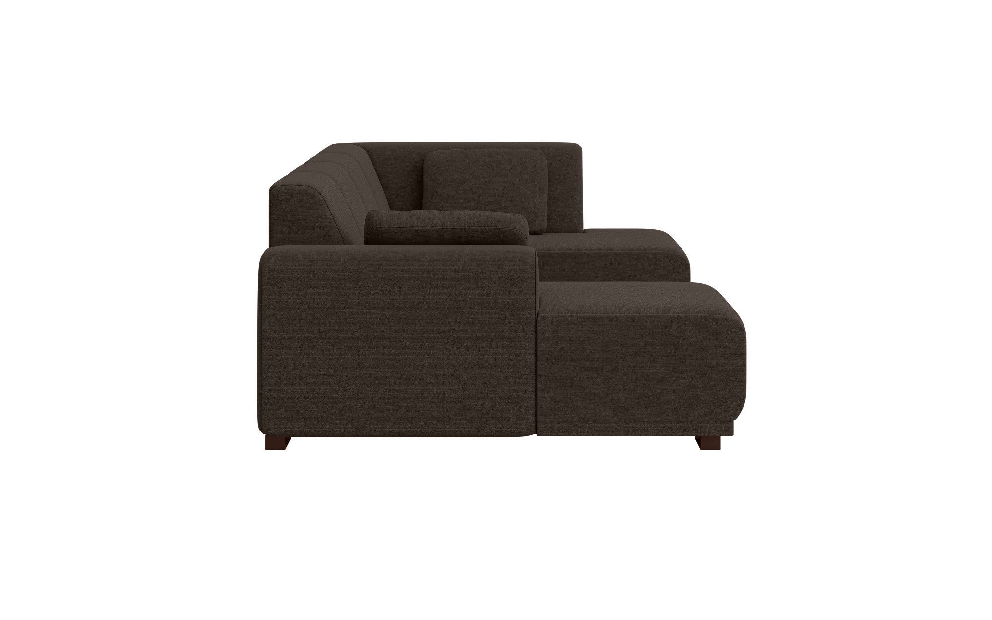 Home affaire Zithoek BORNHOLM U-vorm met chaise longue rechts/links, B/D/H: 300/162/85 cm U-vorm met golvende ondervering, chaise longue rechts of links bestelbaar