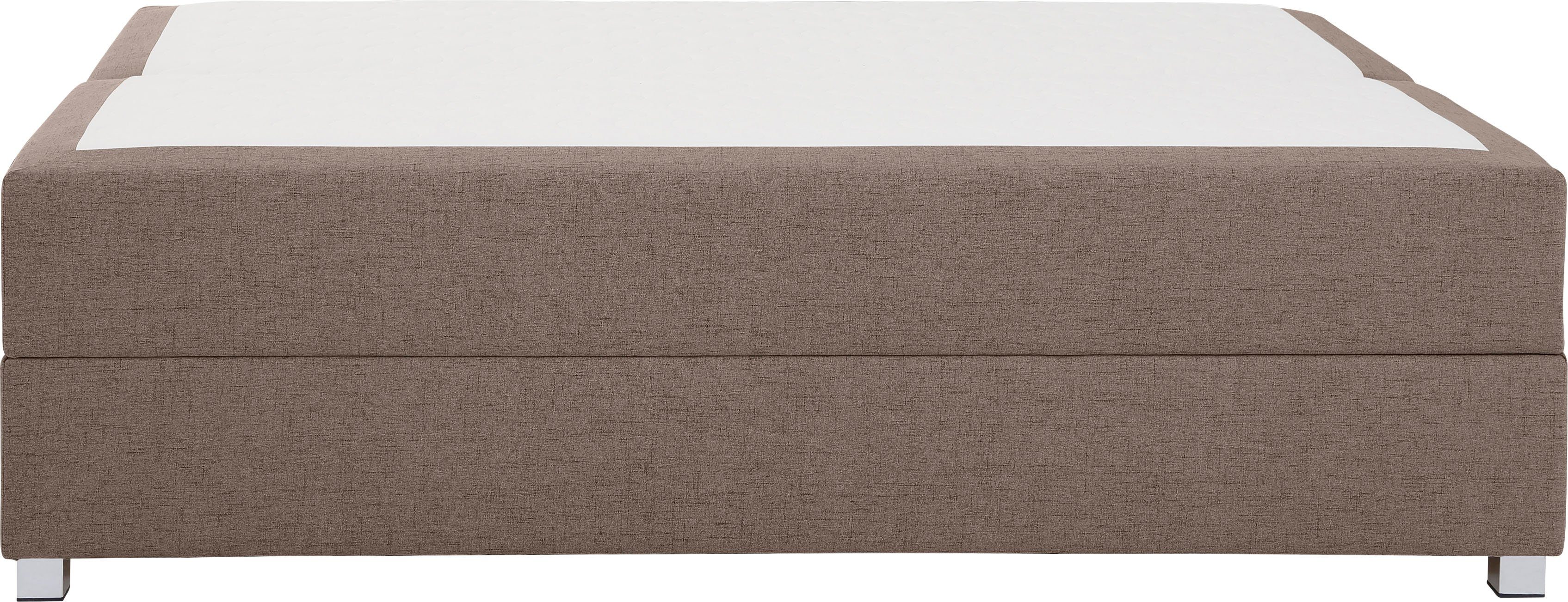 INOSIGN Boxspring Alexis zonder hoofdbord - ideaal voor ruimtes met schuine plafonds, in 4 breedten