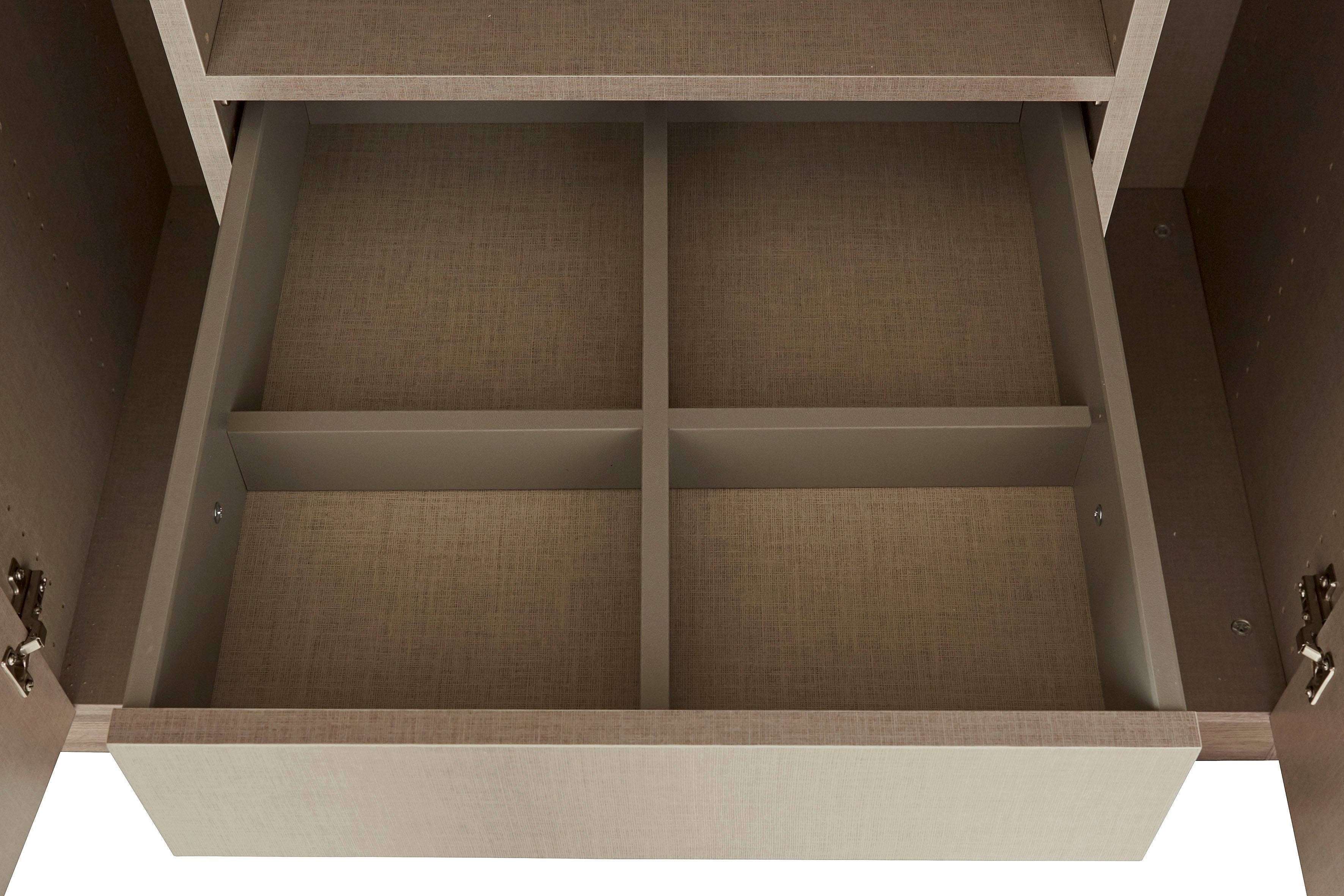 rauch Draaideurkast Kledingkast kast garderobe TOPSELLER OTELI incl. binnenindeling met 3 binnenlades extra planken optioneel met spiegel made in germany