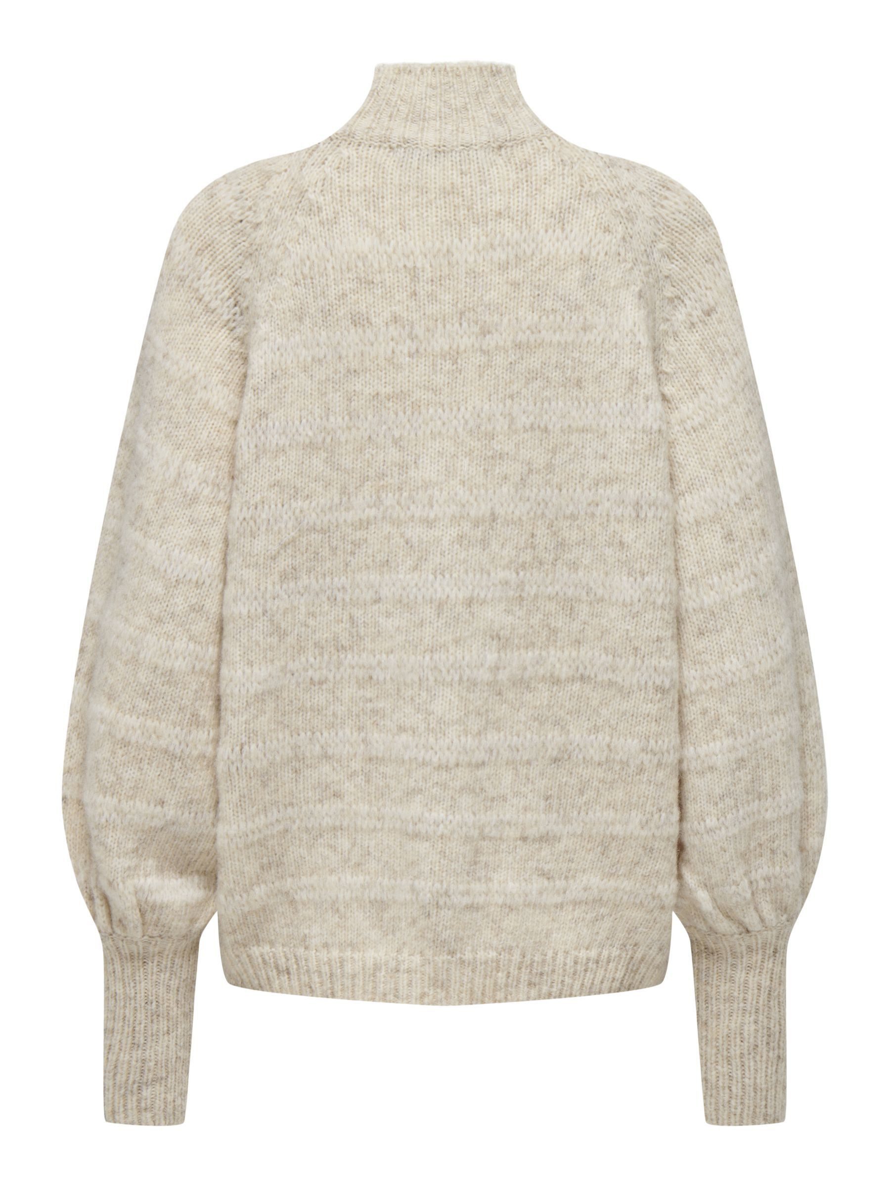 Only Trui met staande kraag ONLCELINA LS HIGH PULLOVER KNT NOOS