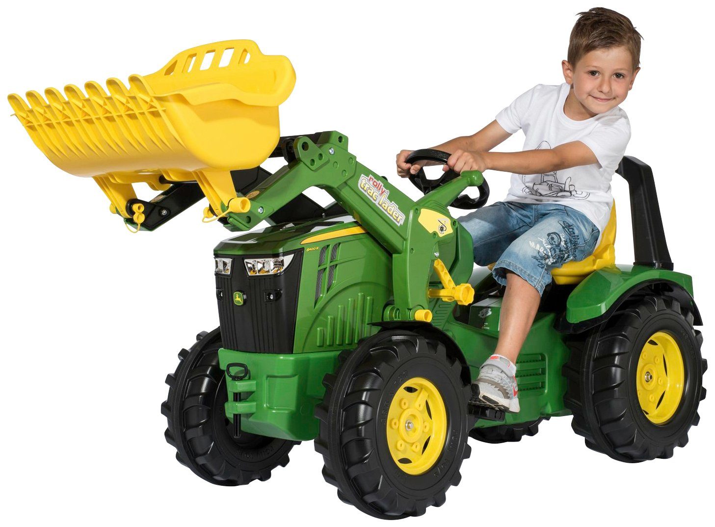 rolly toys® Trapauto Premium John Deere 8400R
