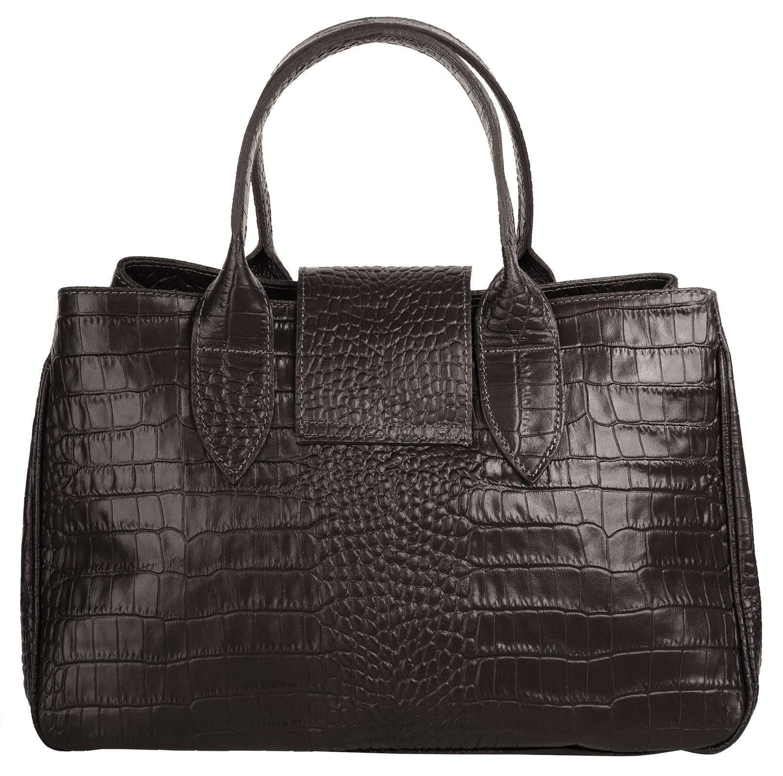 Cluty Tas echt leer made in italy (1-delig)