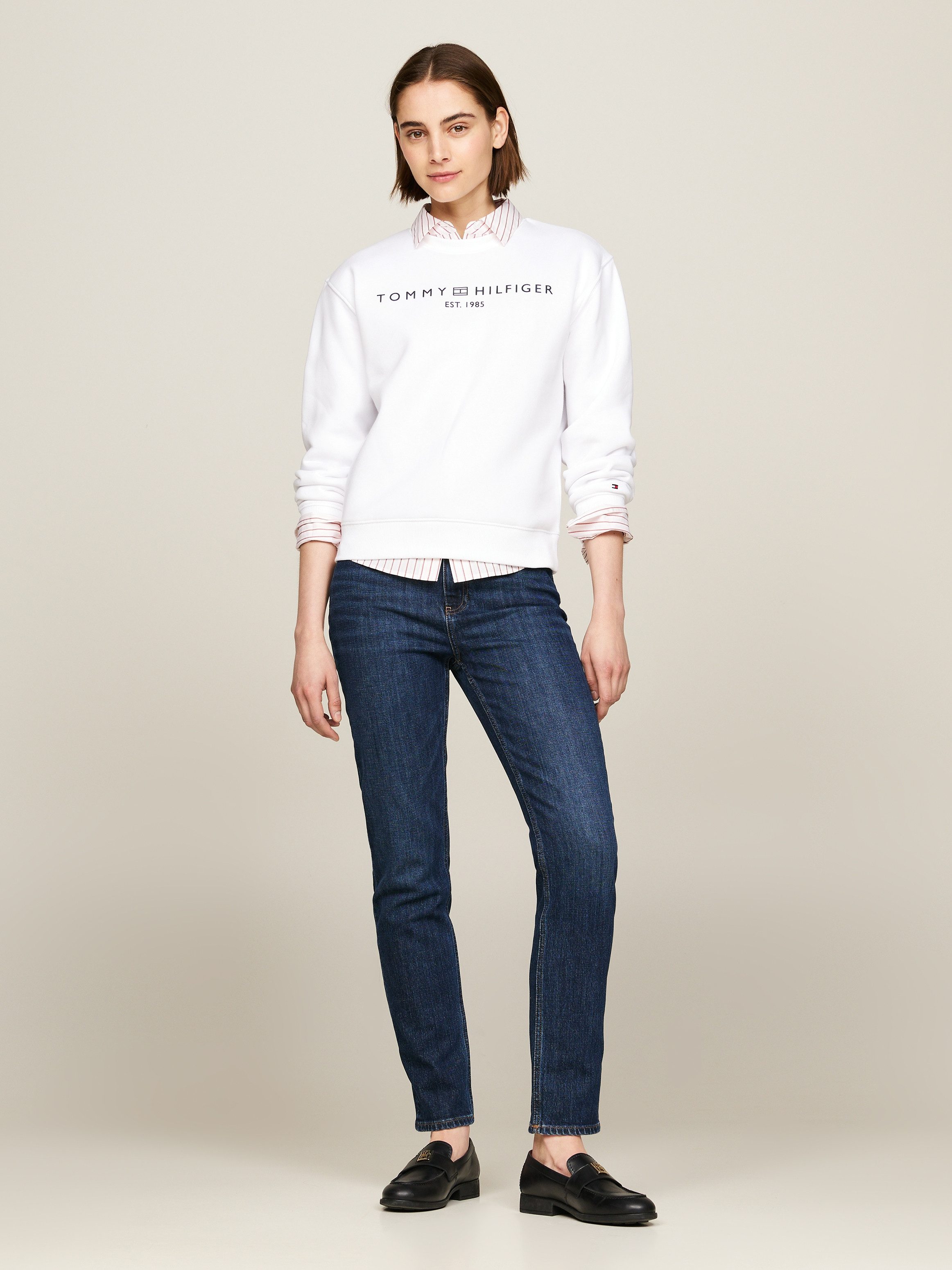 Tommy Hilfiger Sweatshirt MDRN REG CORP LOGO C-NK SWTSHRT