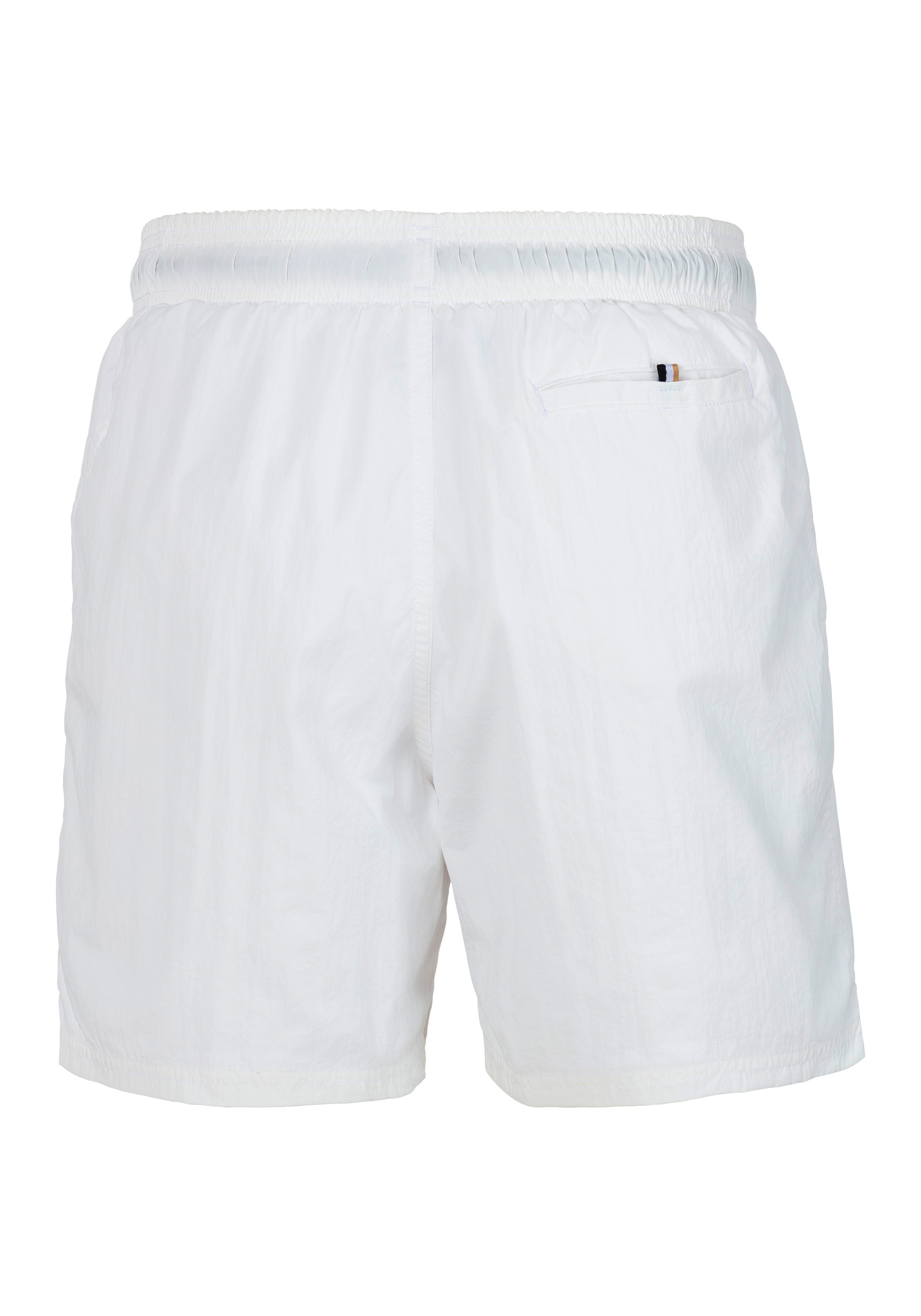 BOSS Zwemshort Octopus met contrasterende boss logo-opschrift op het been