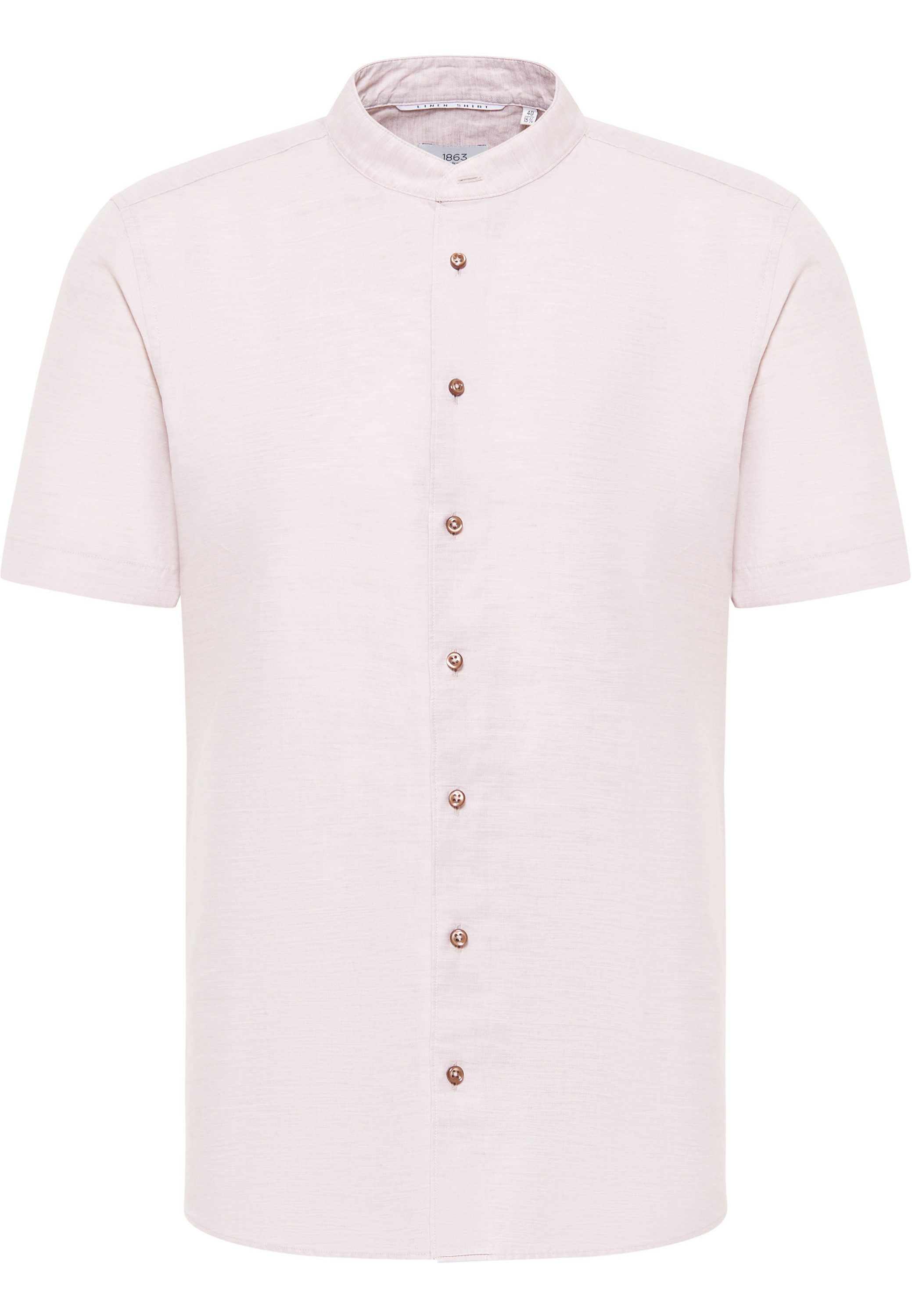 Eterna Overhemd met korte mouwen Slim fit EASY IRON (gemakkelijk te strijken)