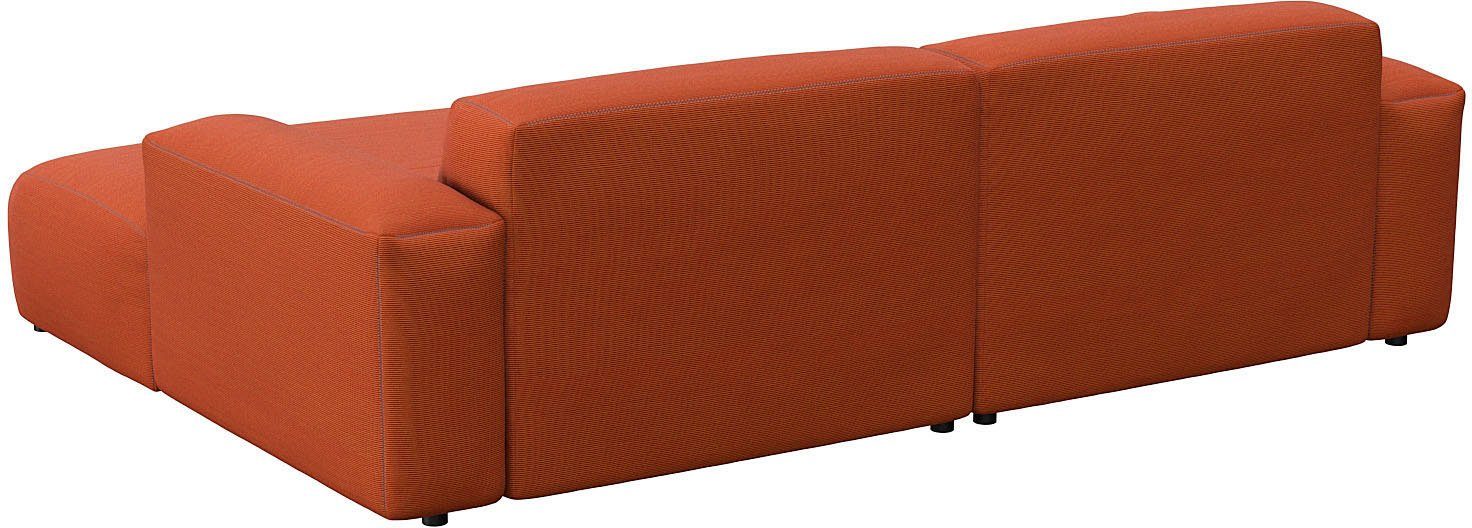 FLEXLUX Hoekbank Lucera Chaise longue rechts of links, L-vorm, comfortabel