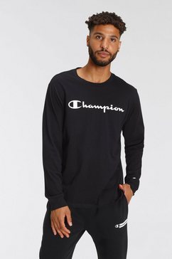 champion shirt met lange mouwen zwart